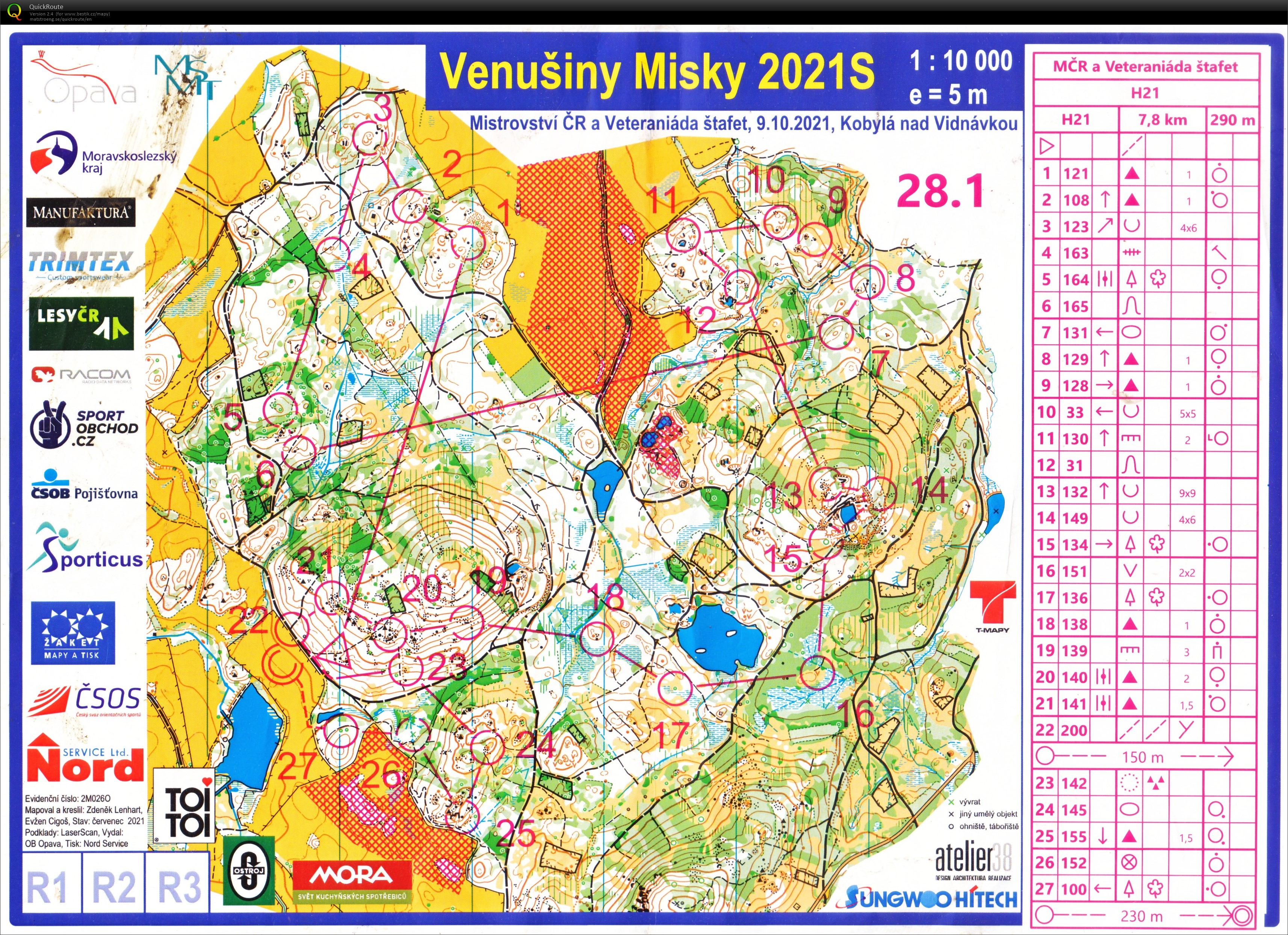 MCR štafet H21.1 (09.10.2021)