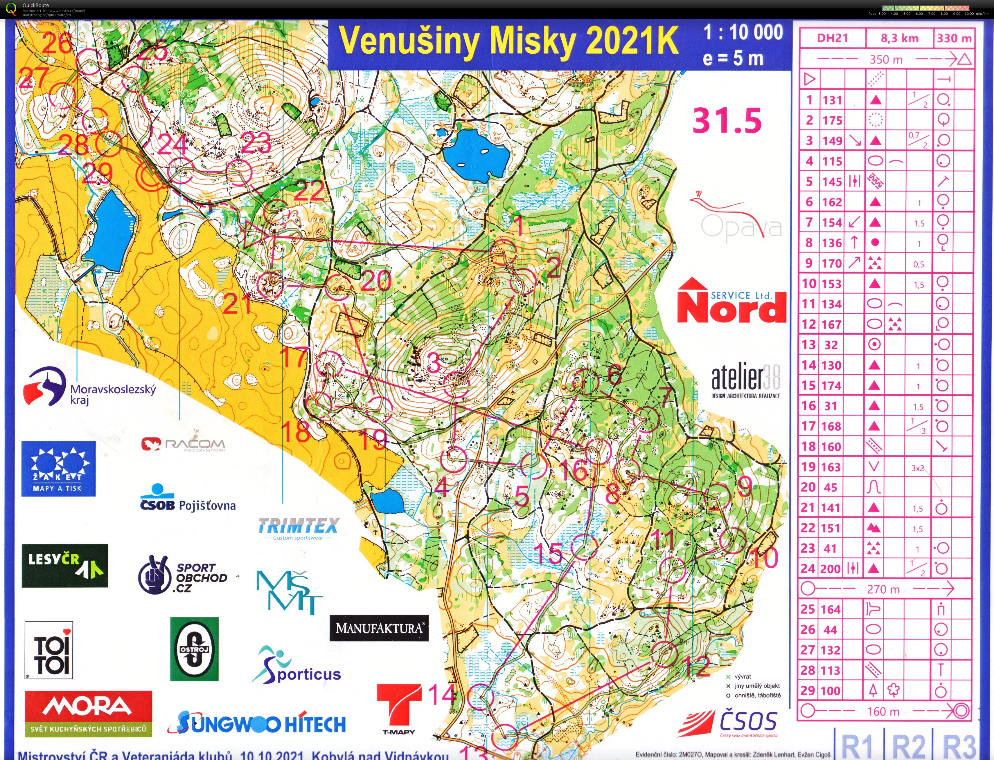 MČR družstev DH21.5 (10/10/2021)