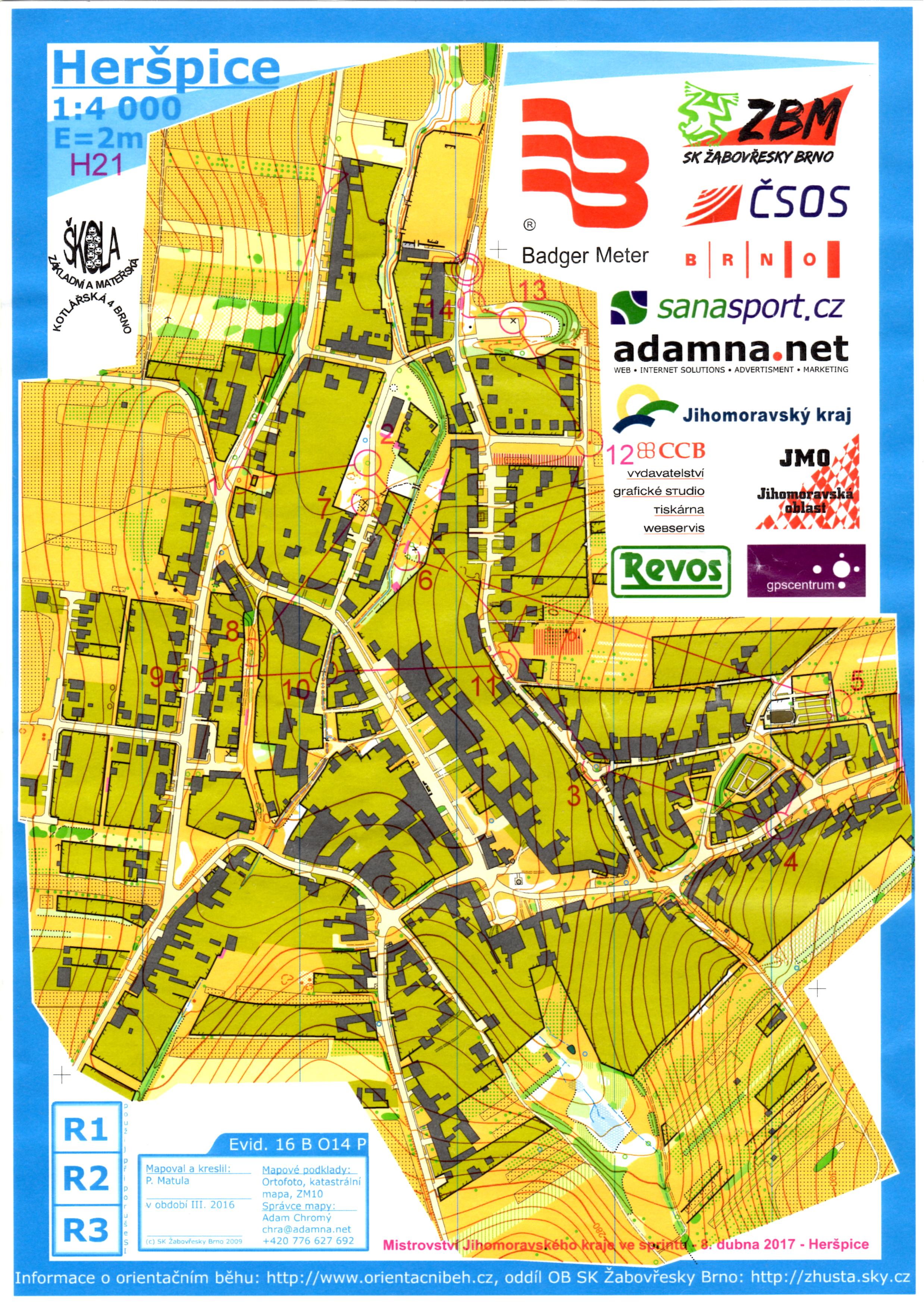 2. oblastní žebříček Jihomoravské oblasti (08-04-2017)