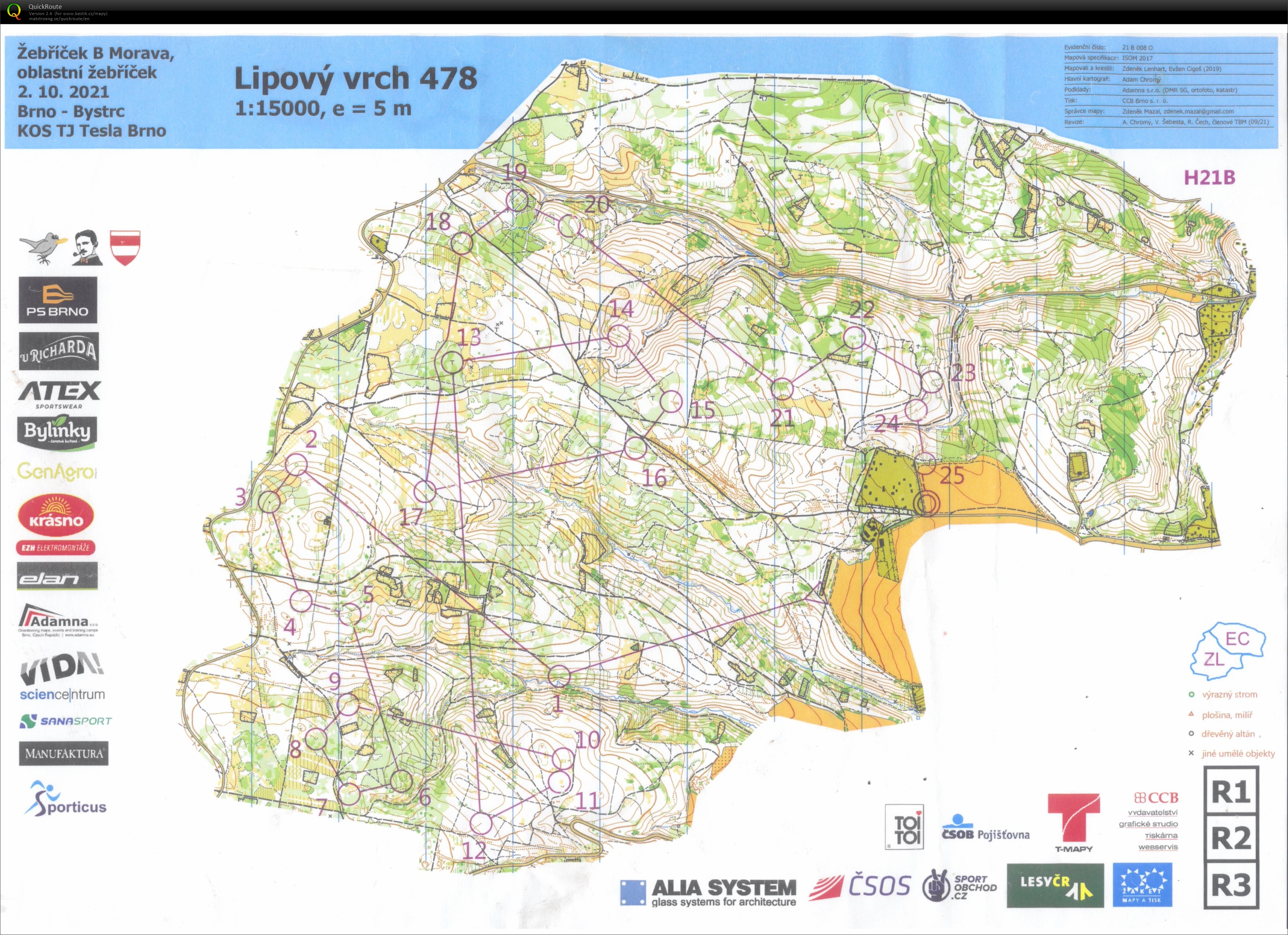 Žebříček B Morava klasika (02/10/2021)