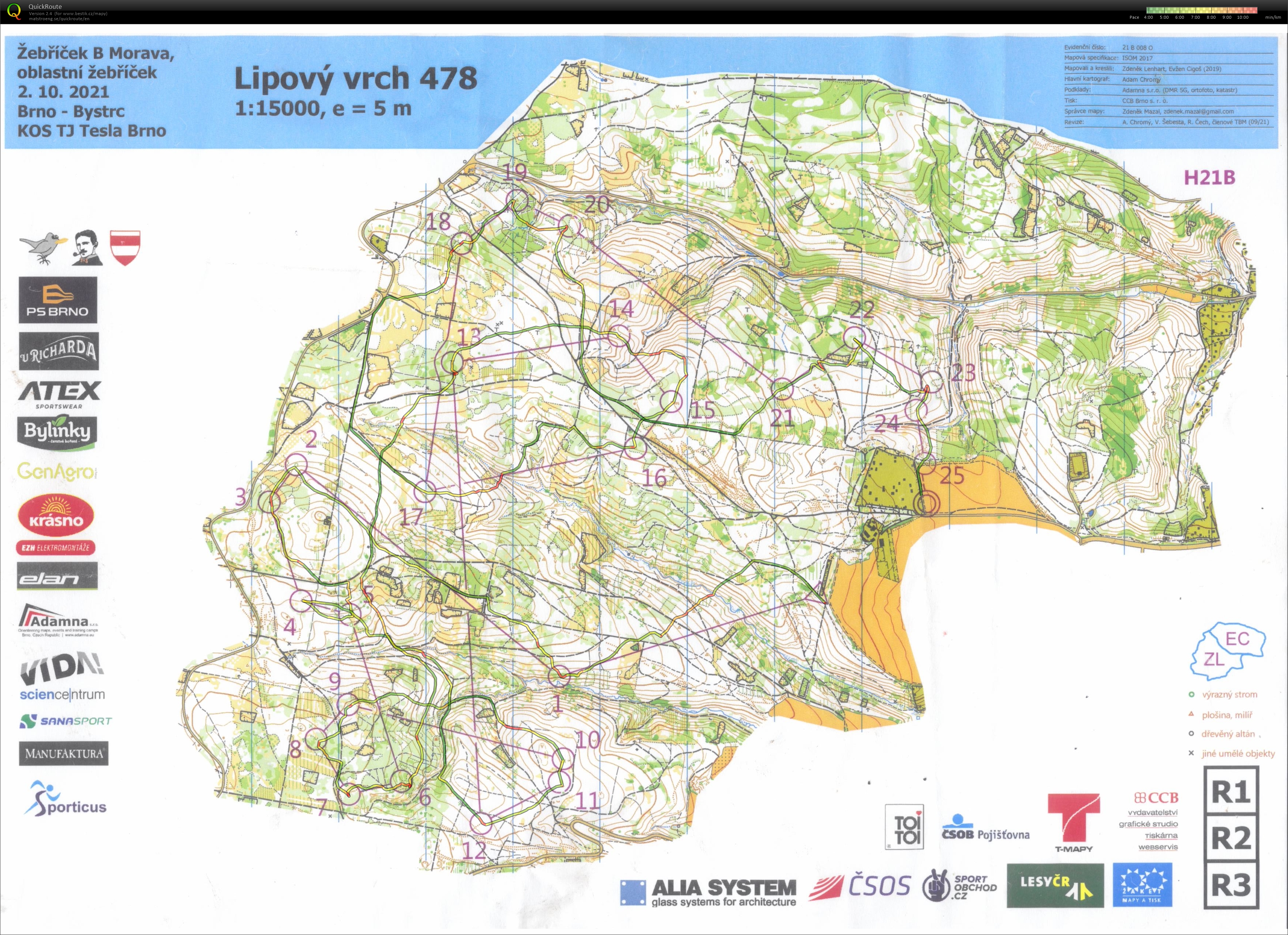 Žebříček B Morava klasika (02/10/2021)