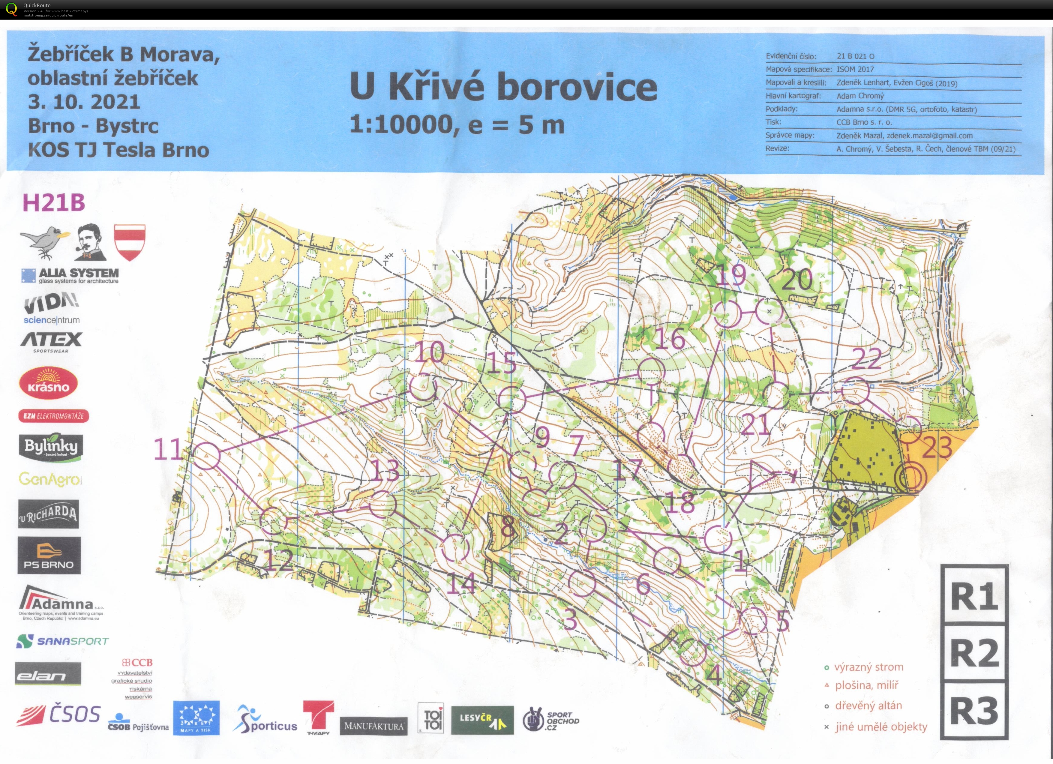 Žebříček B Morava middle (03/10/2021)
