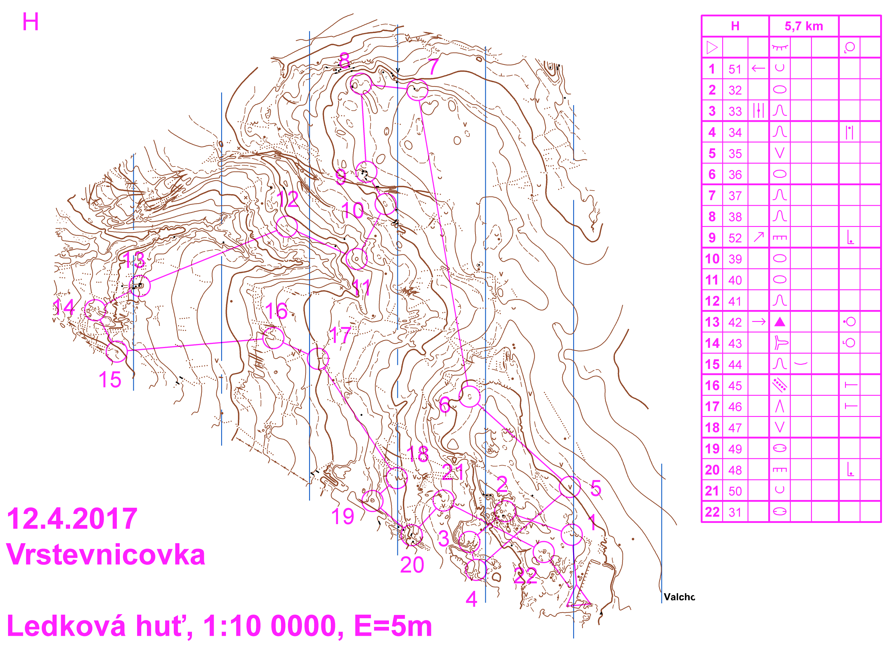 Vrstevnicovka (12/04/2017)