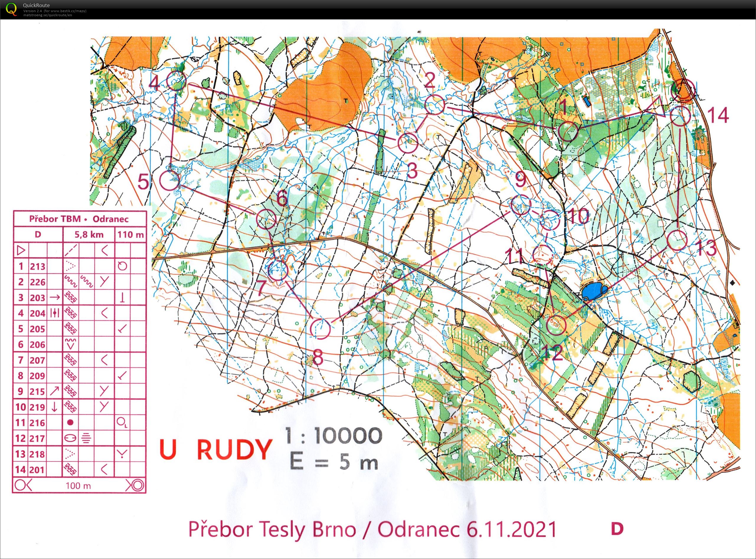 Oddílový přebor Odranec (06/11/2021)