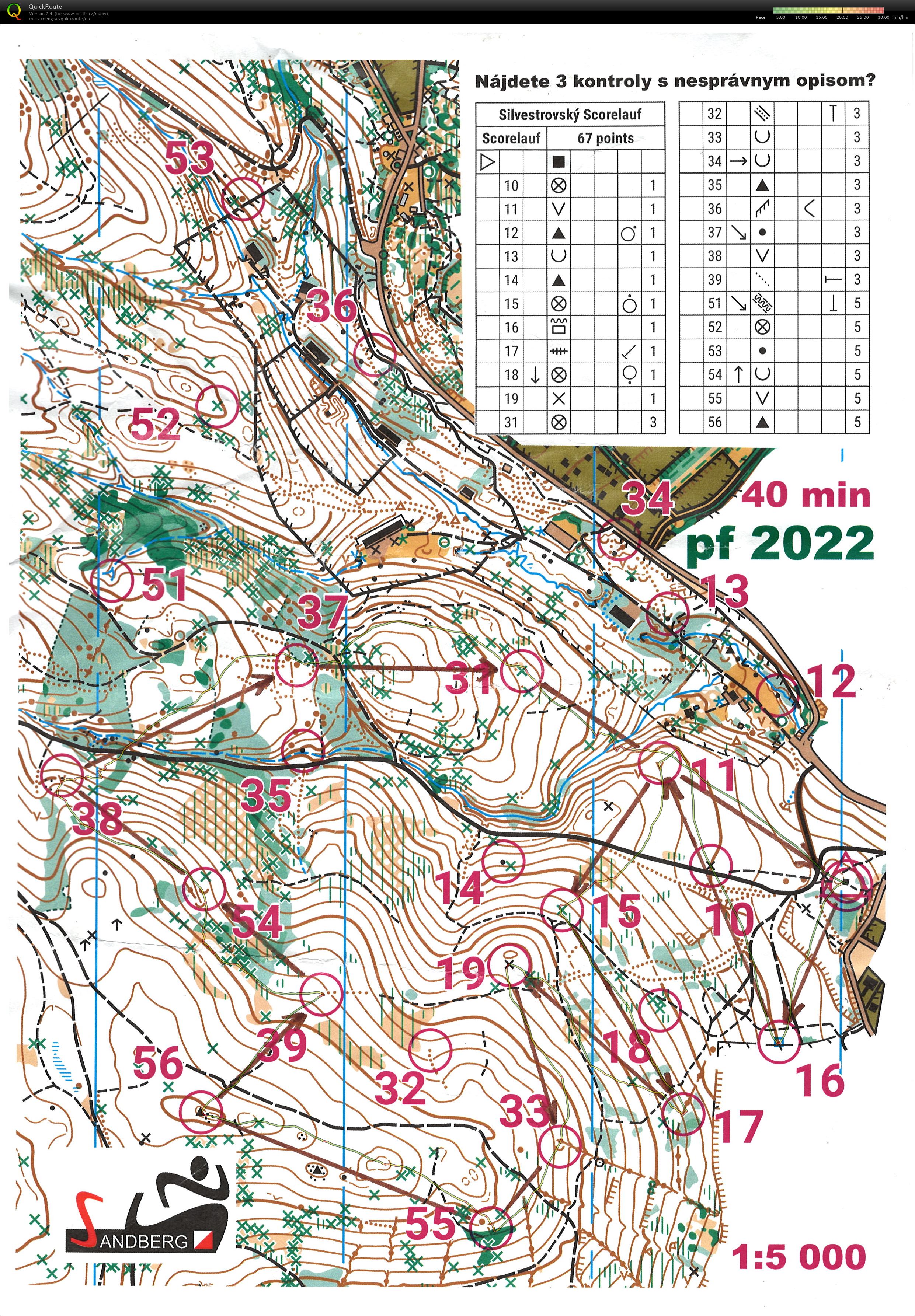 Scorelaufový výklus s mapou (nie všetky ks) (06/01/2022)