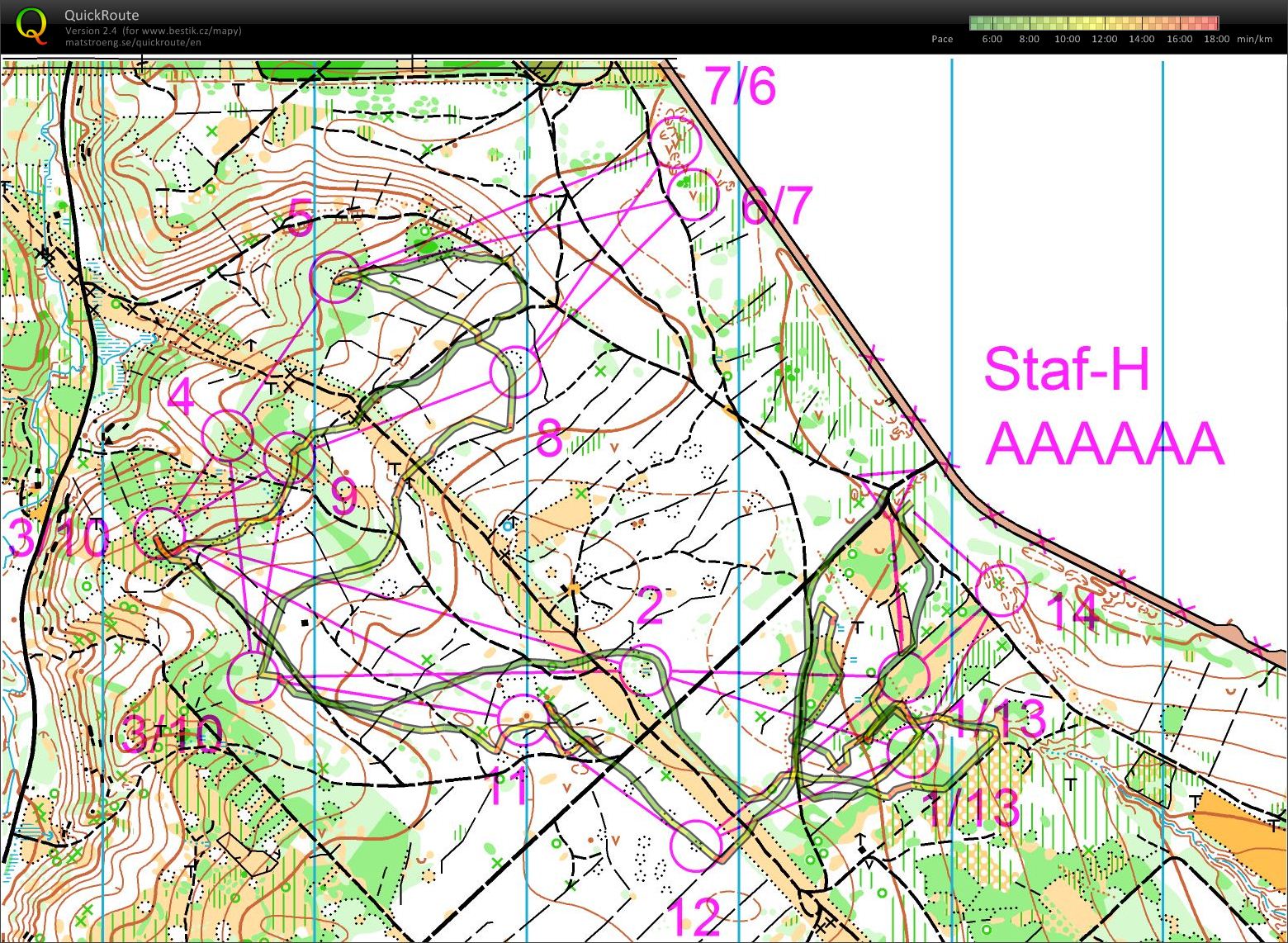 První úsek štafet (05/04/2017)