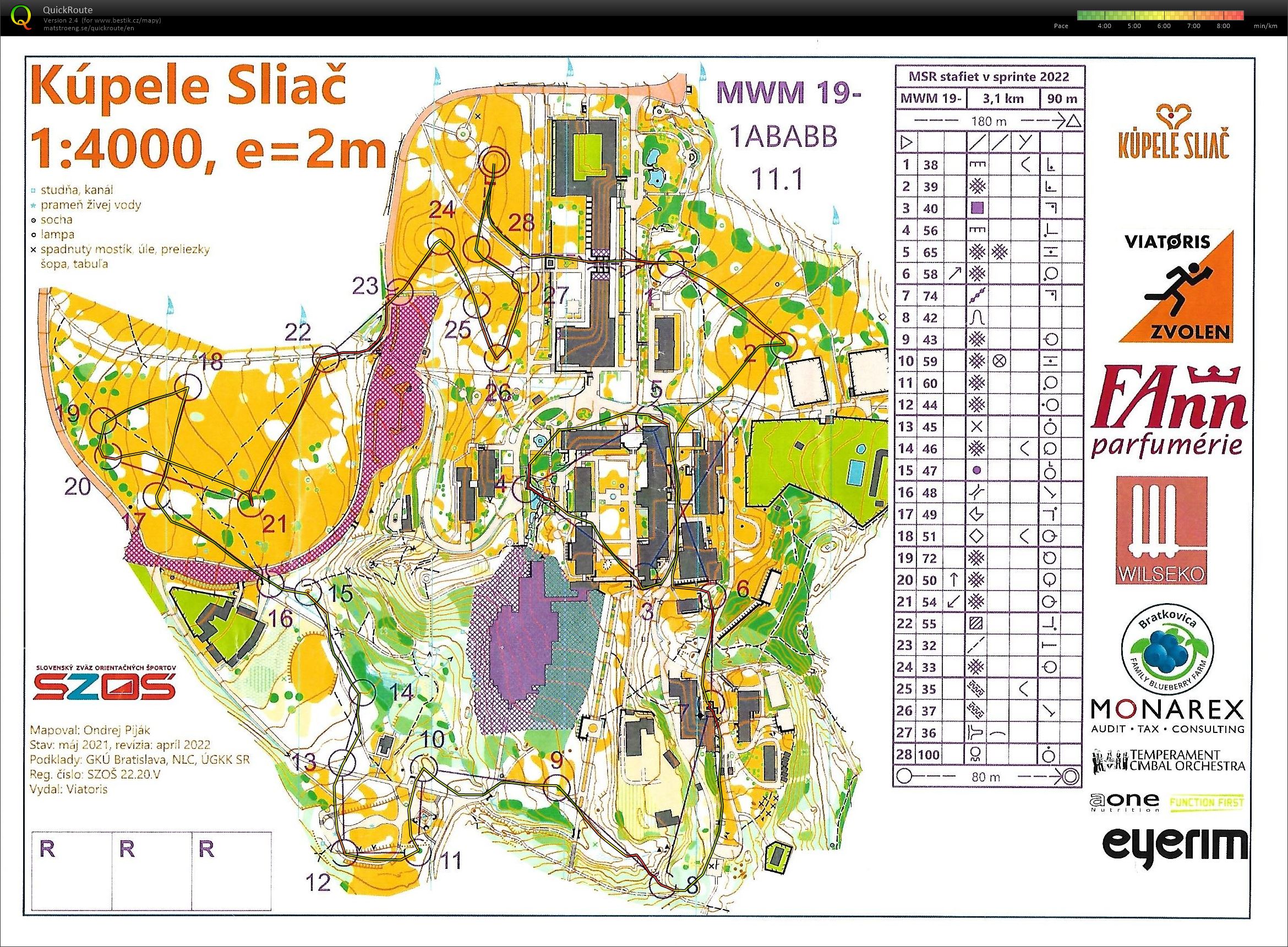 Majstrovstvá Slovenska v OB štafiet v šprinte (01/05/2022)