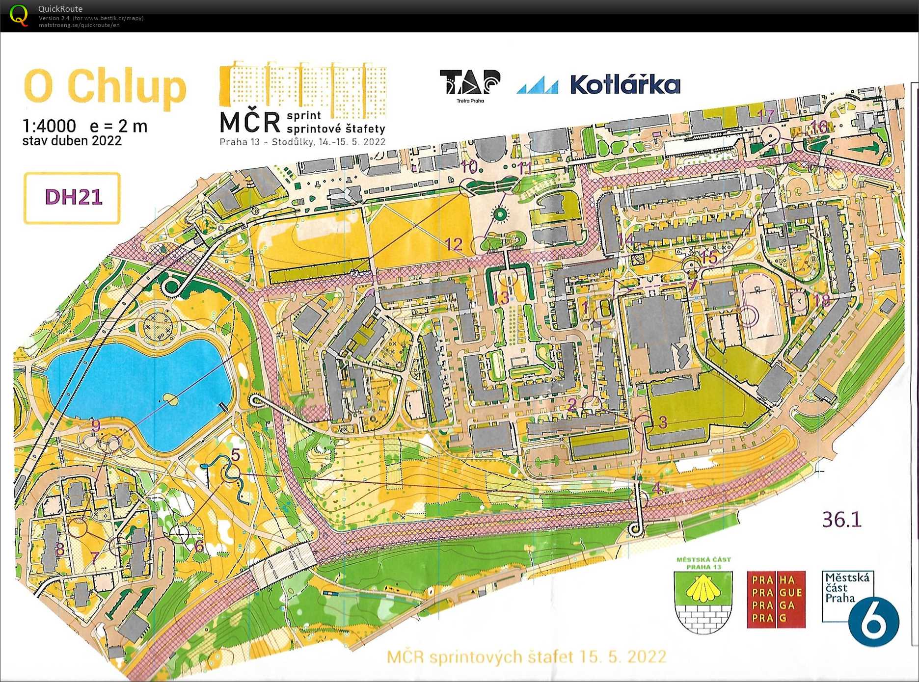 MČR Sprintové štafety (15/05/2022)