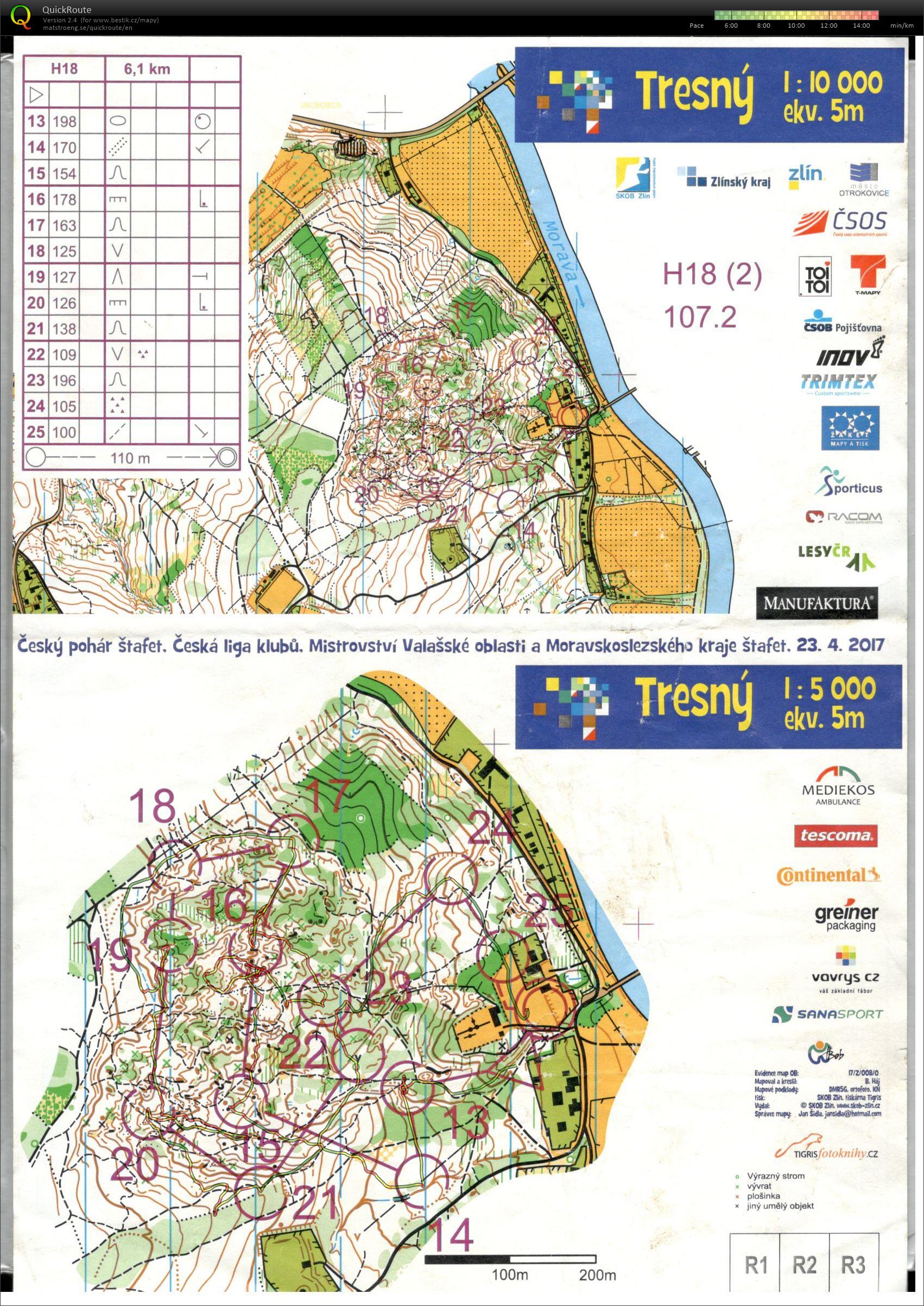 Mistrovství Moravy- Štafety (23/04/2017)