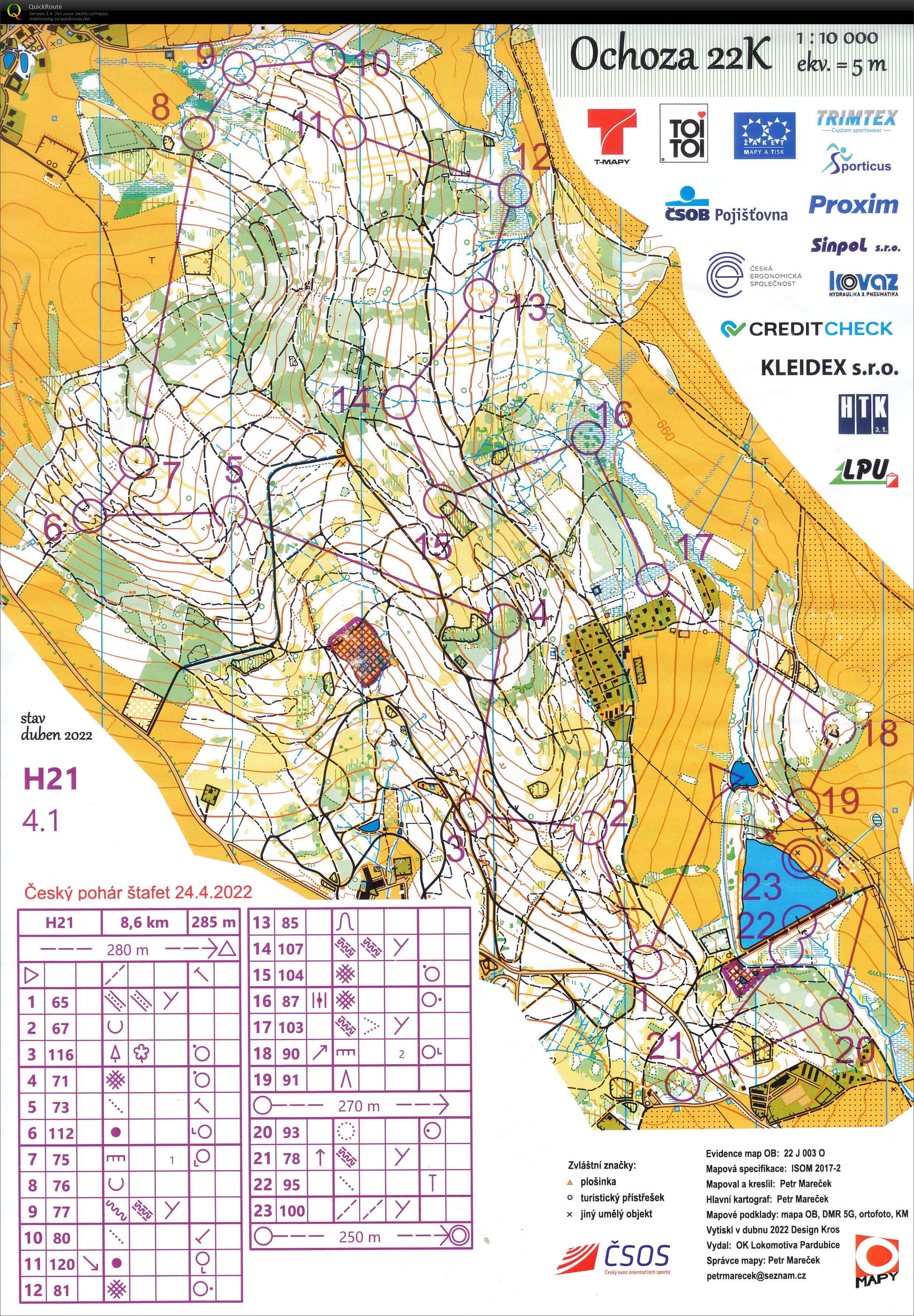 ČPŠ Nové Město na Moravě H21.1 (24/04/2022)