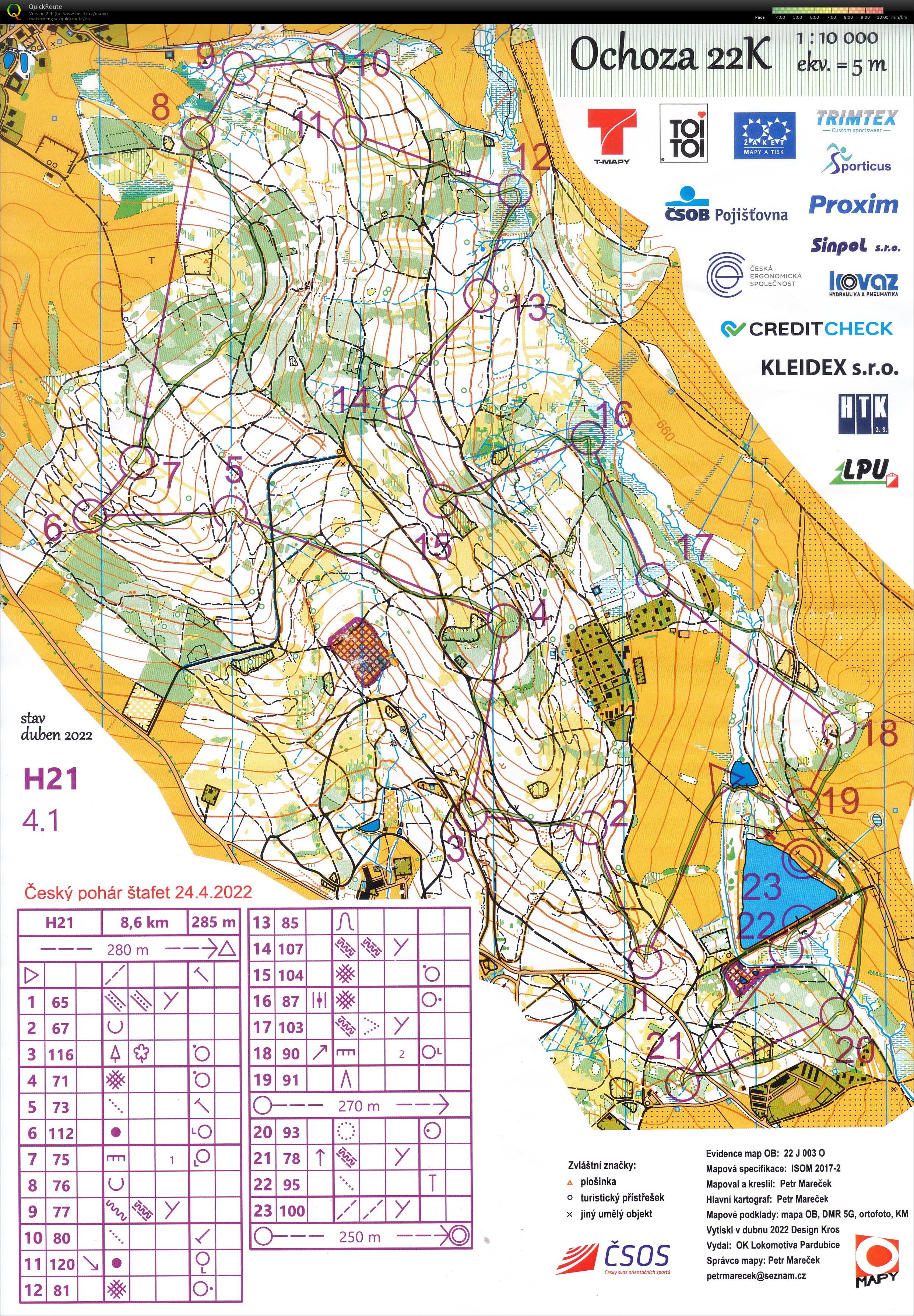ČPŠ Nové Město na Moravě H21.1 (24/04/2022)