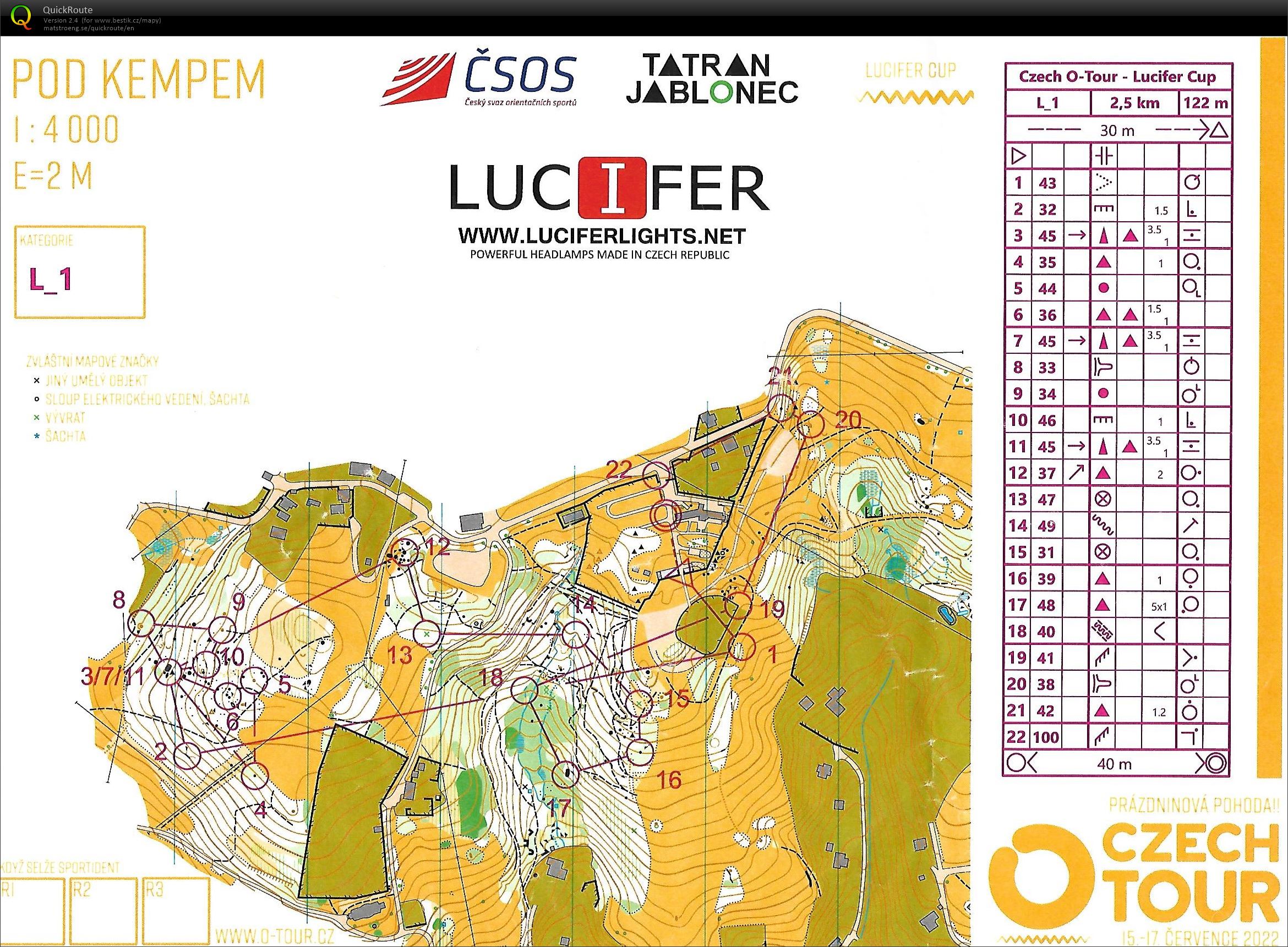 Czech O-Tour 2022_Lucifer cup (15/07/2022)