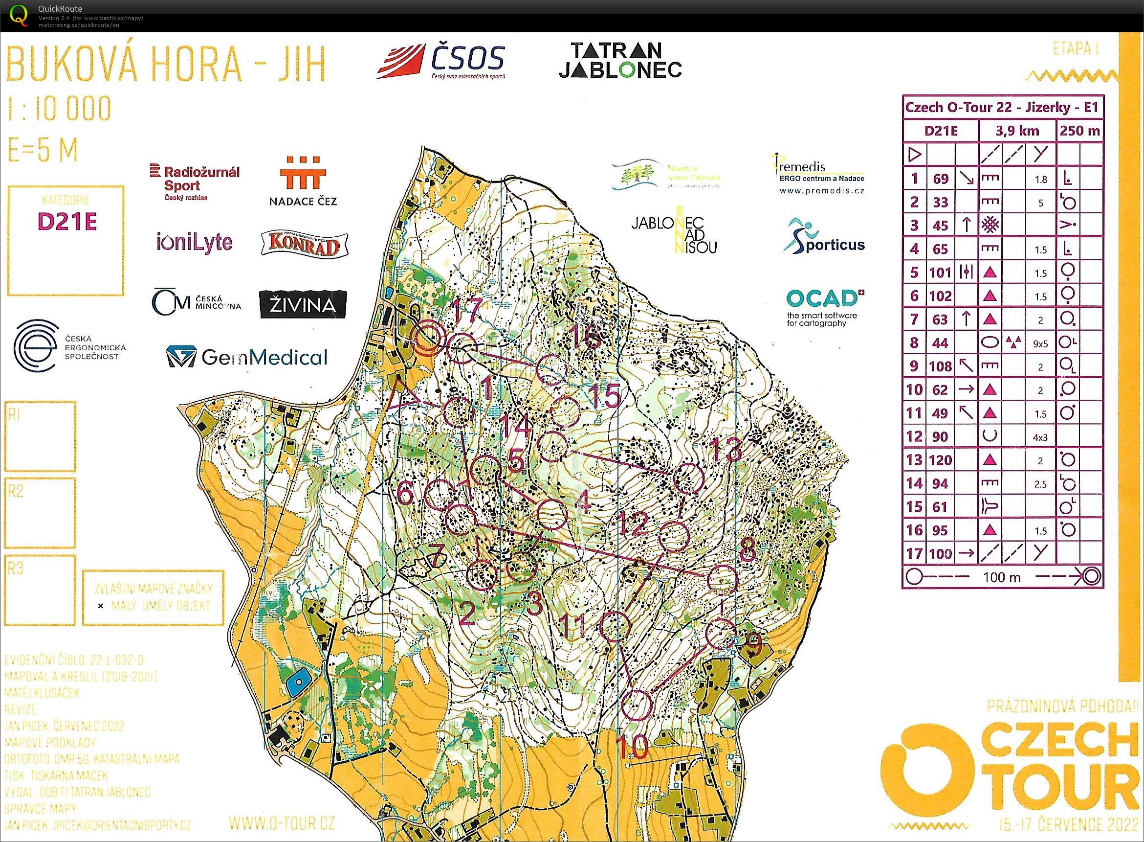Czech O-Tour 2022 - Jizerky E1 (16/07/2022)