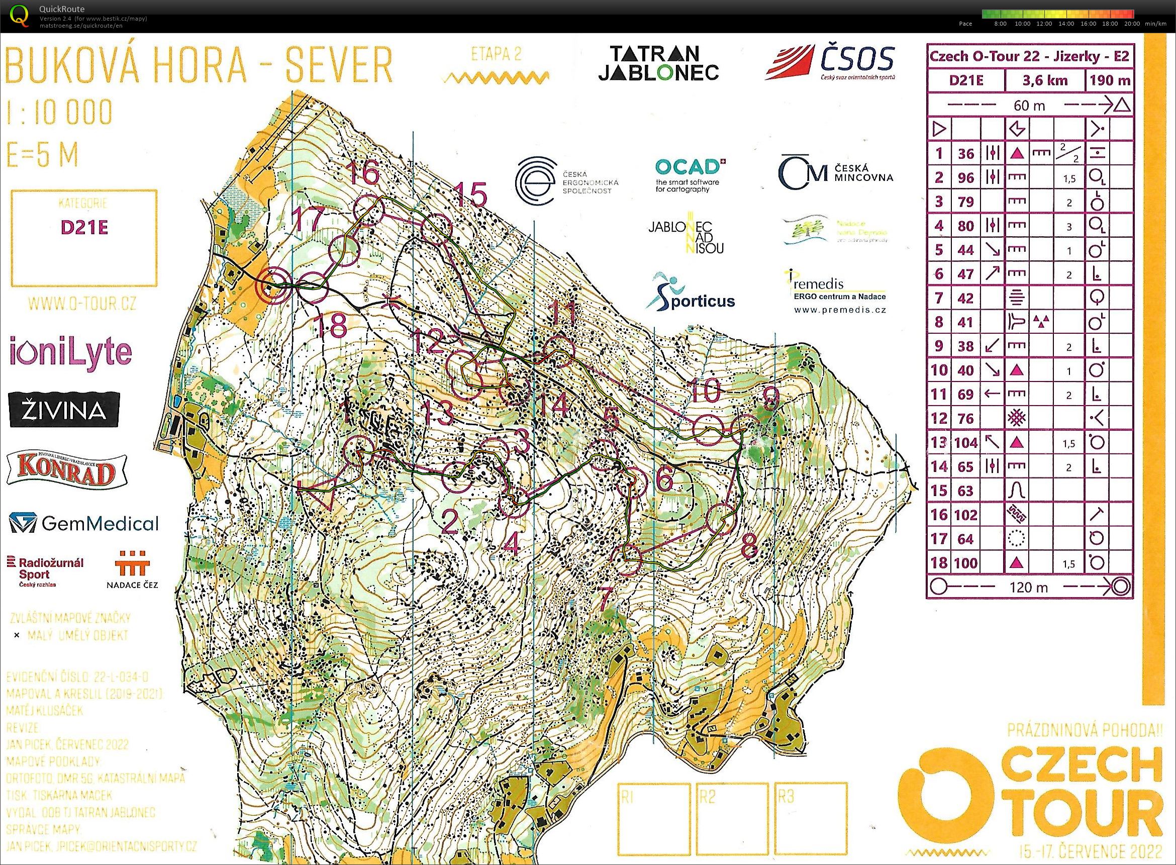 Czech O-Tour 2022 - Jizerky E2 (16/07/2022)