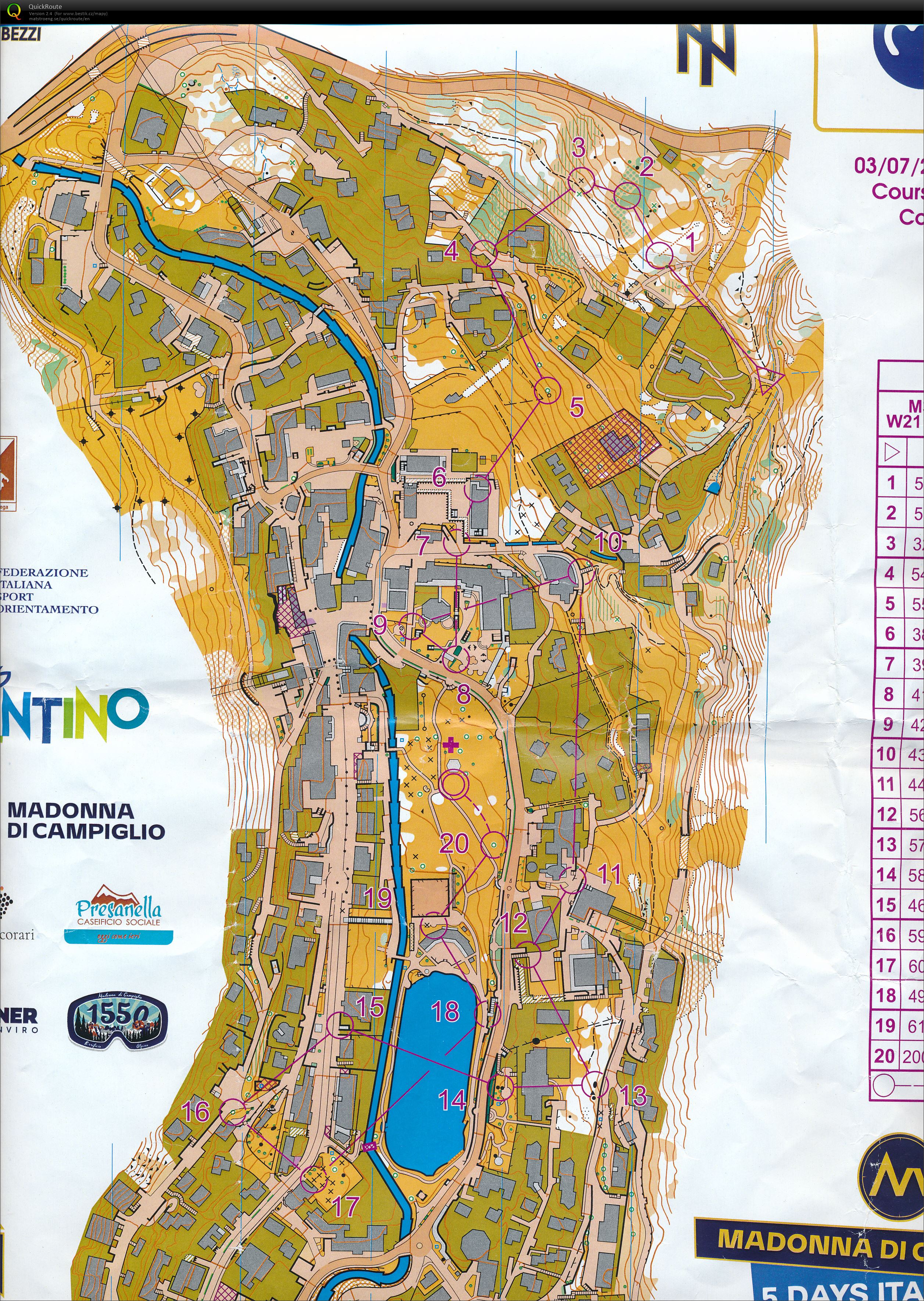 Dolomity 5-ODays E1 sprint Madonna (2022-07-03)