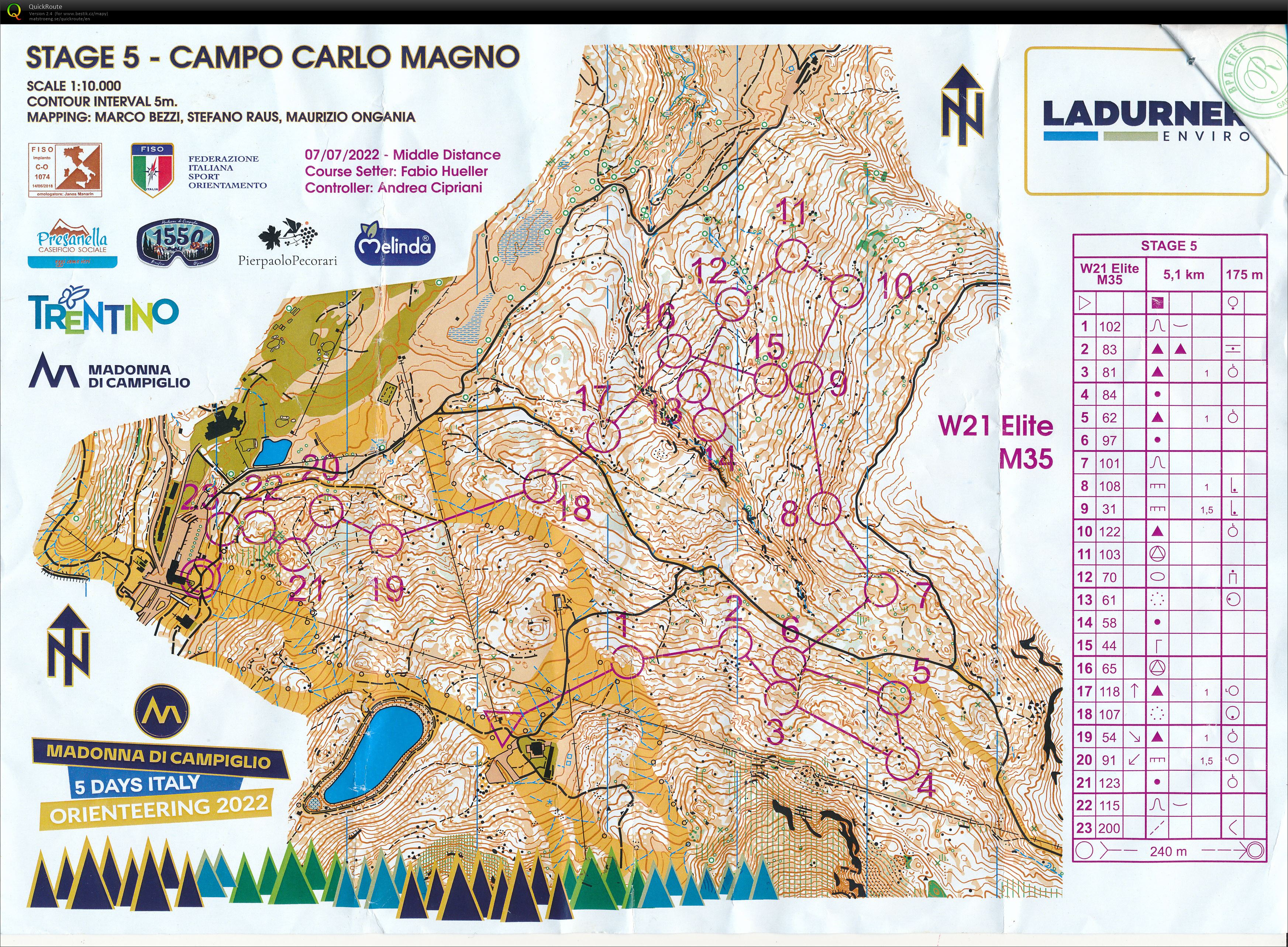 Dolomity 5-ODays E5 middle (06.07.2022)