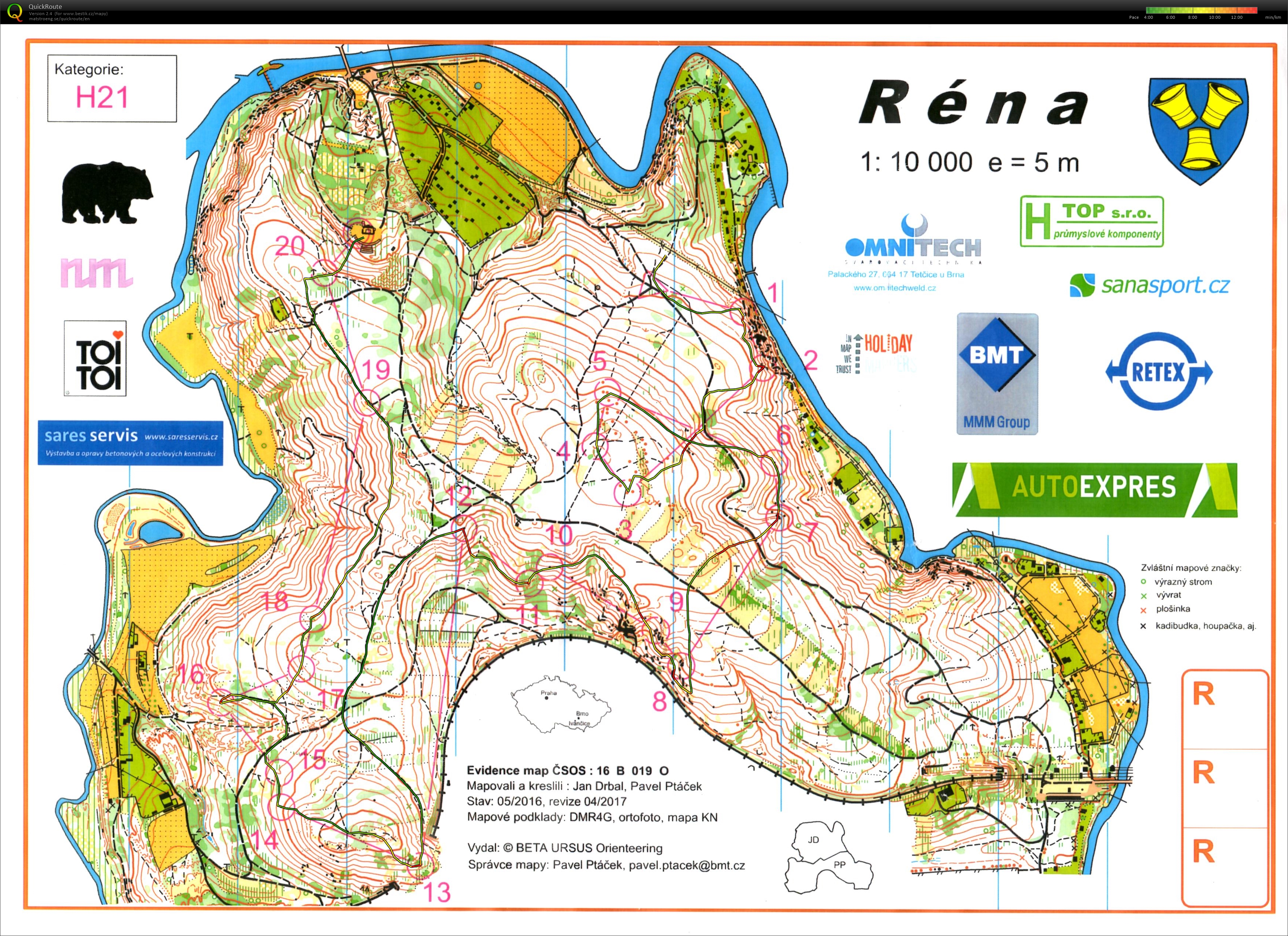 3. oblastní žebříček Jihomoravské oblasti (29/04/2017)