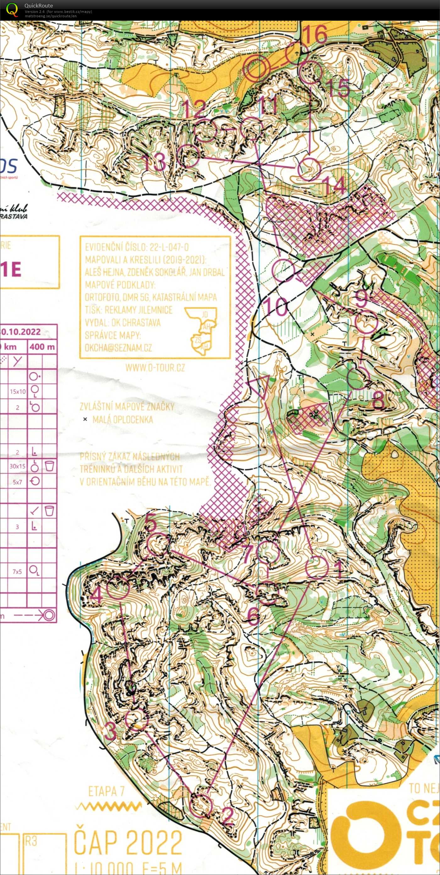 Czech O-Tour #E7 Kokořínsko (30.10.2022)