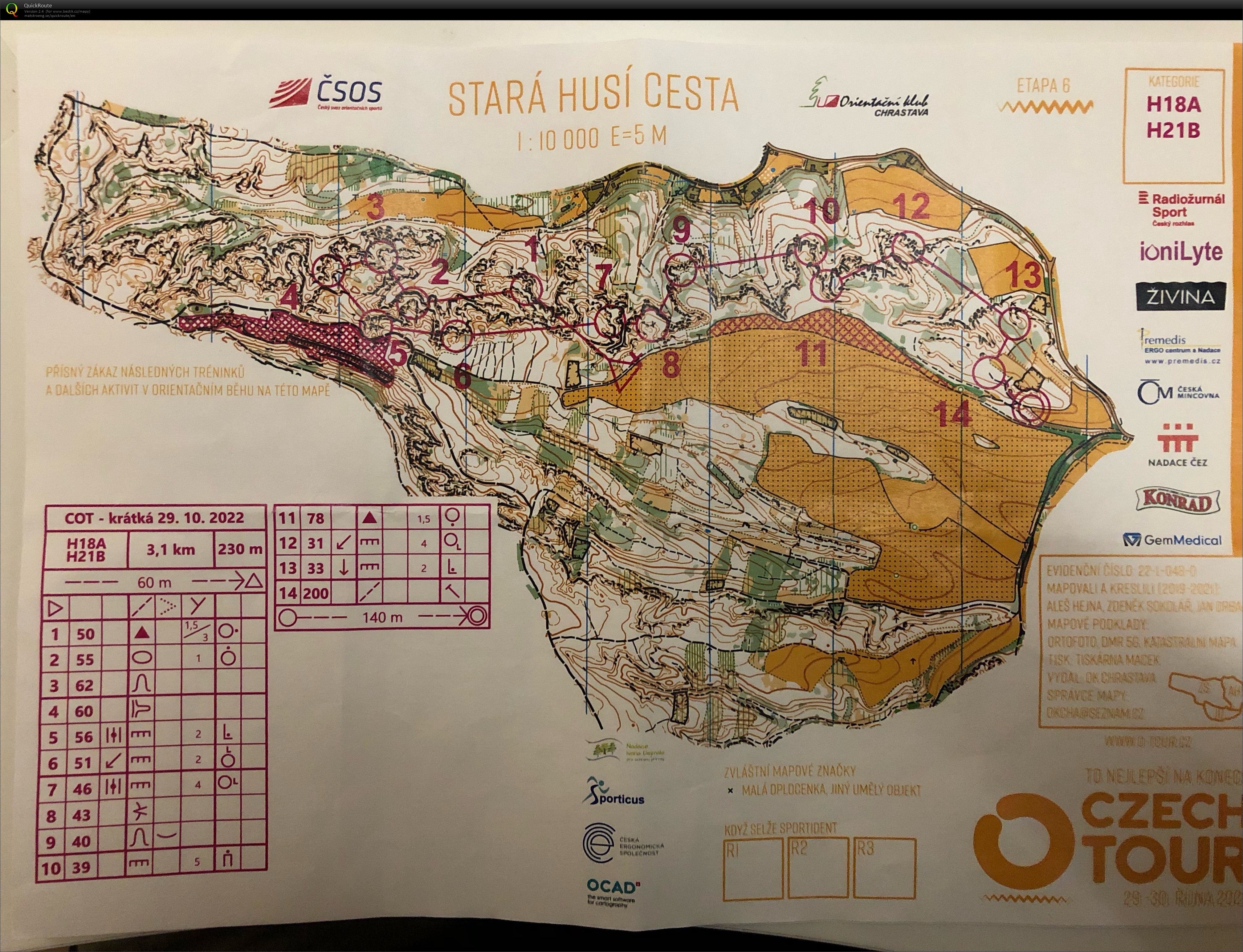 Czech O-tour (29.10.2022)