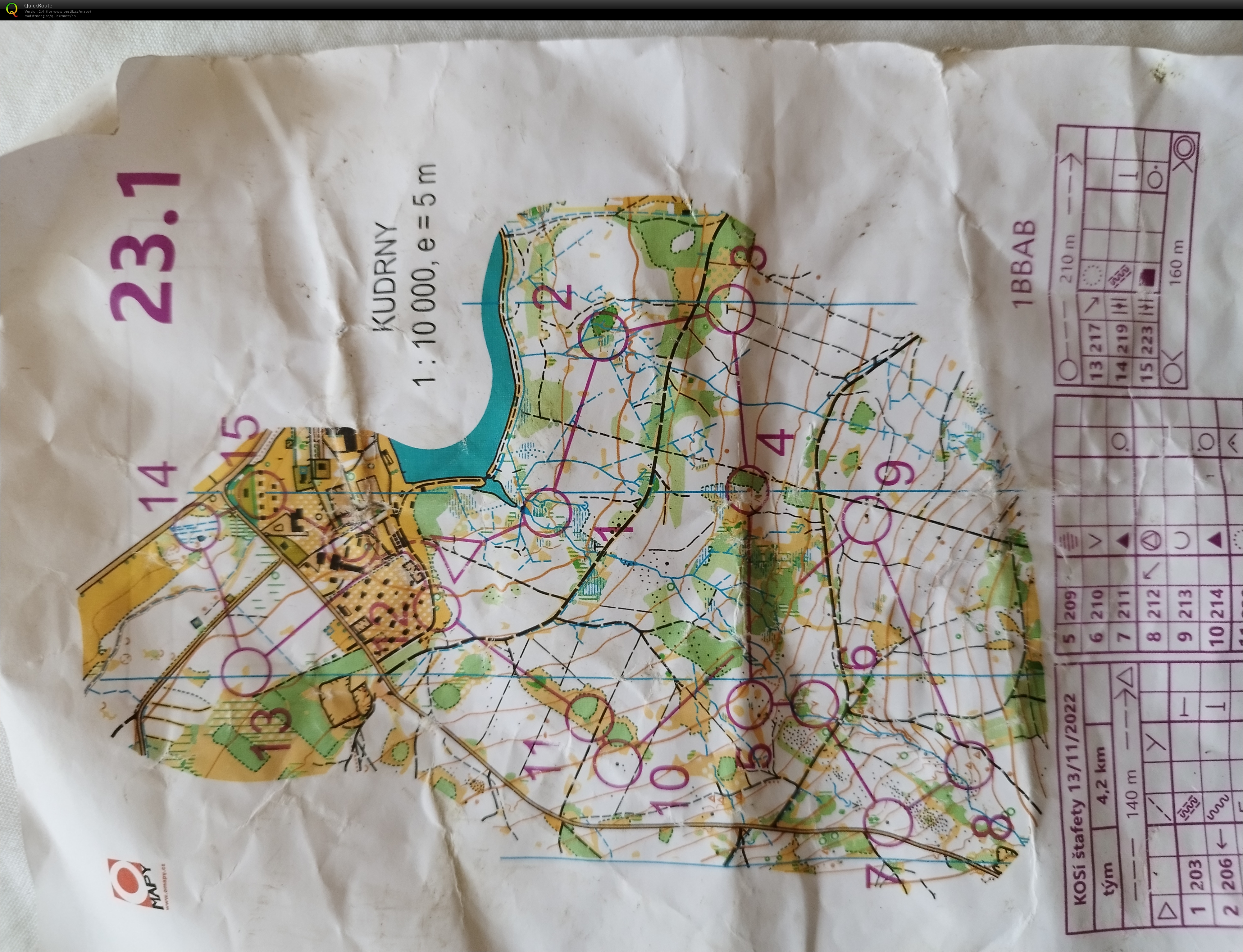 Přebor klubu - štafety (13-11-2022)