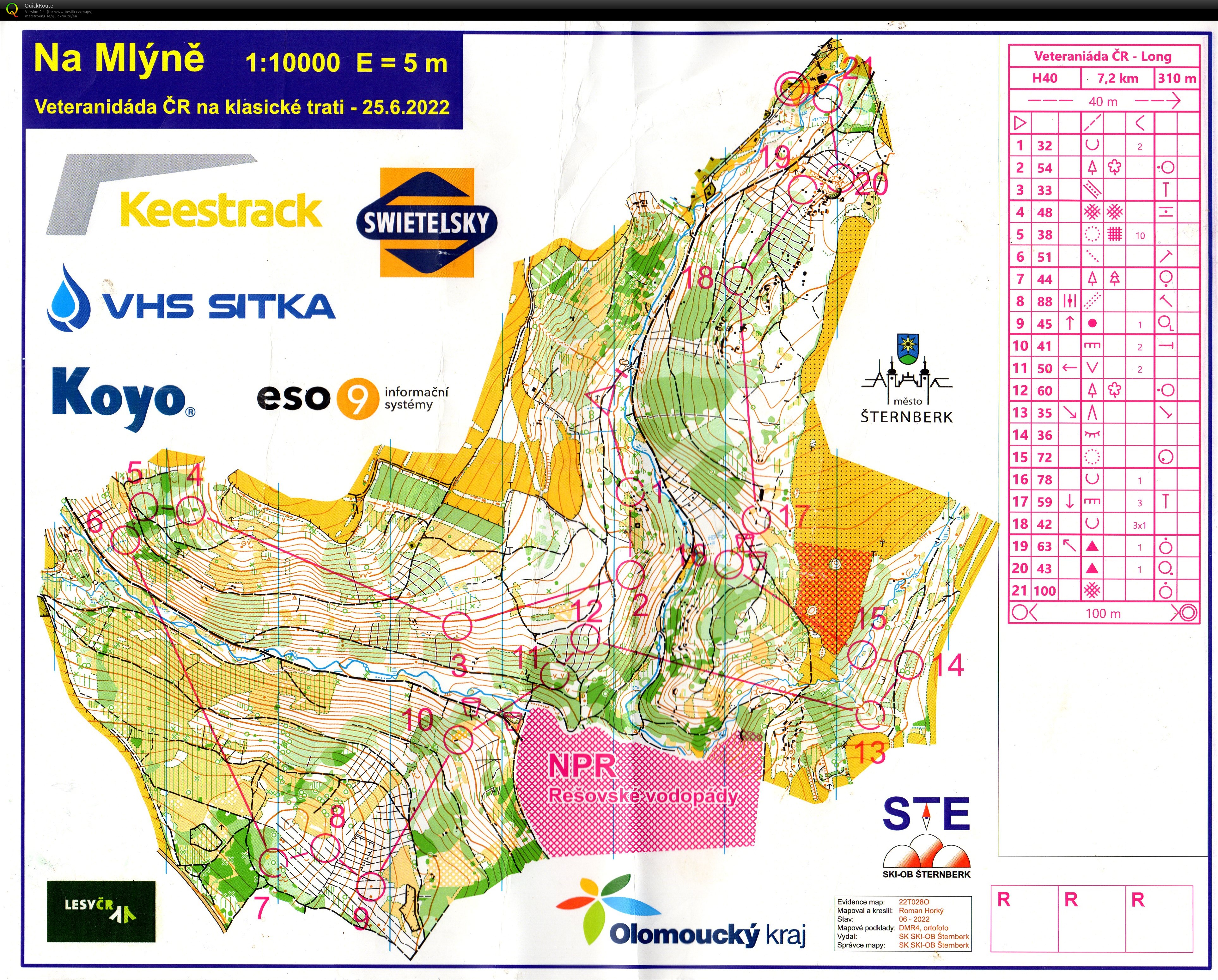 Veteraniáda long Horní Město H40 (2022-06-25)