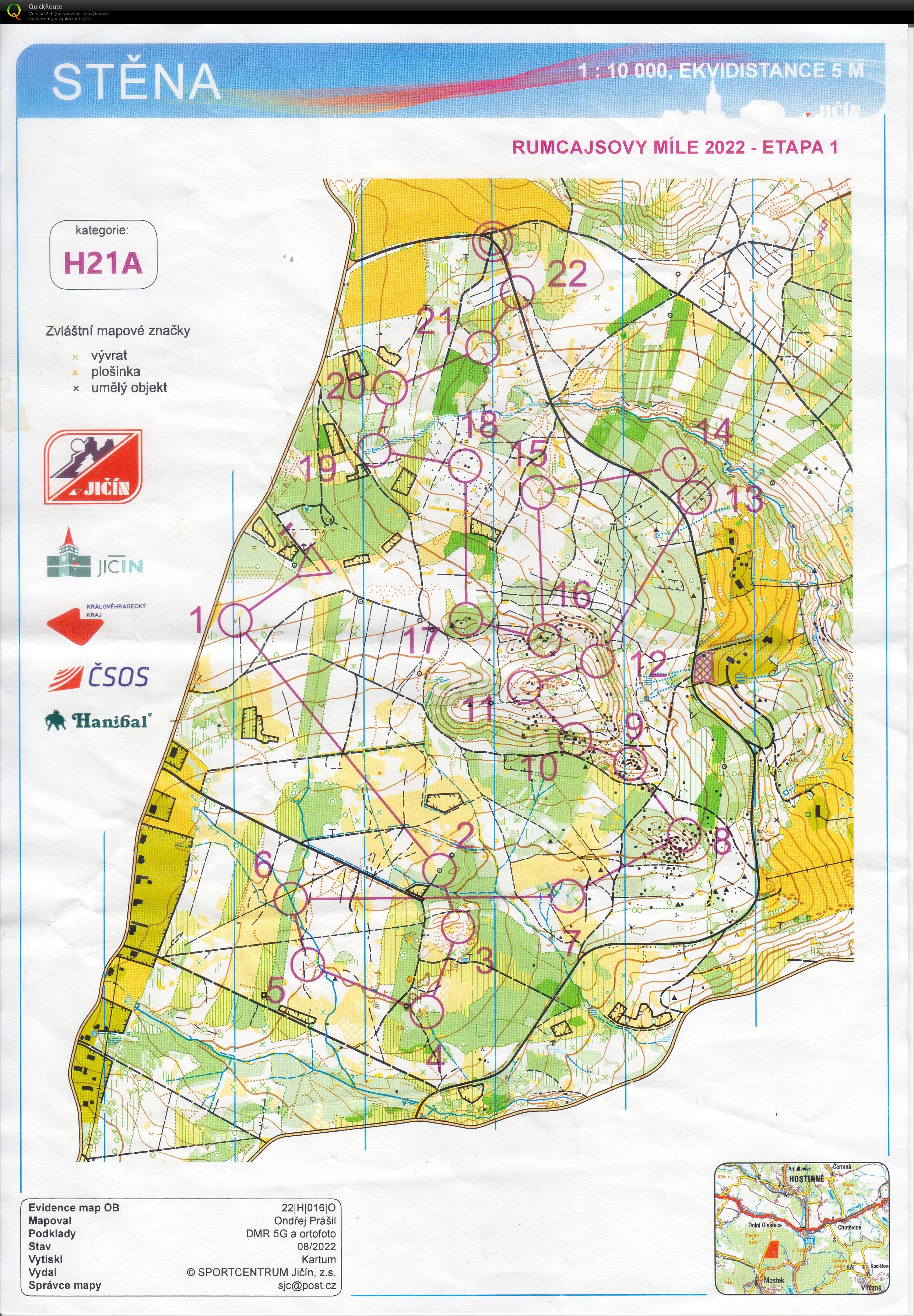 Rumcajsovy Míle E1 Mostek H21A (12/08/2022)