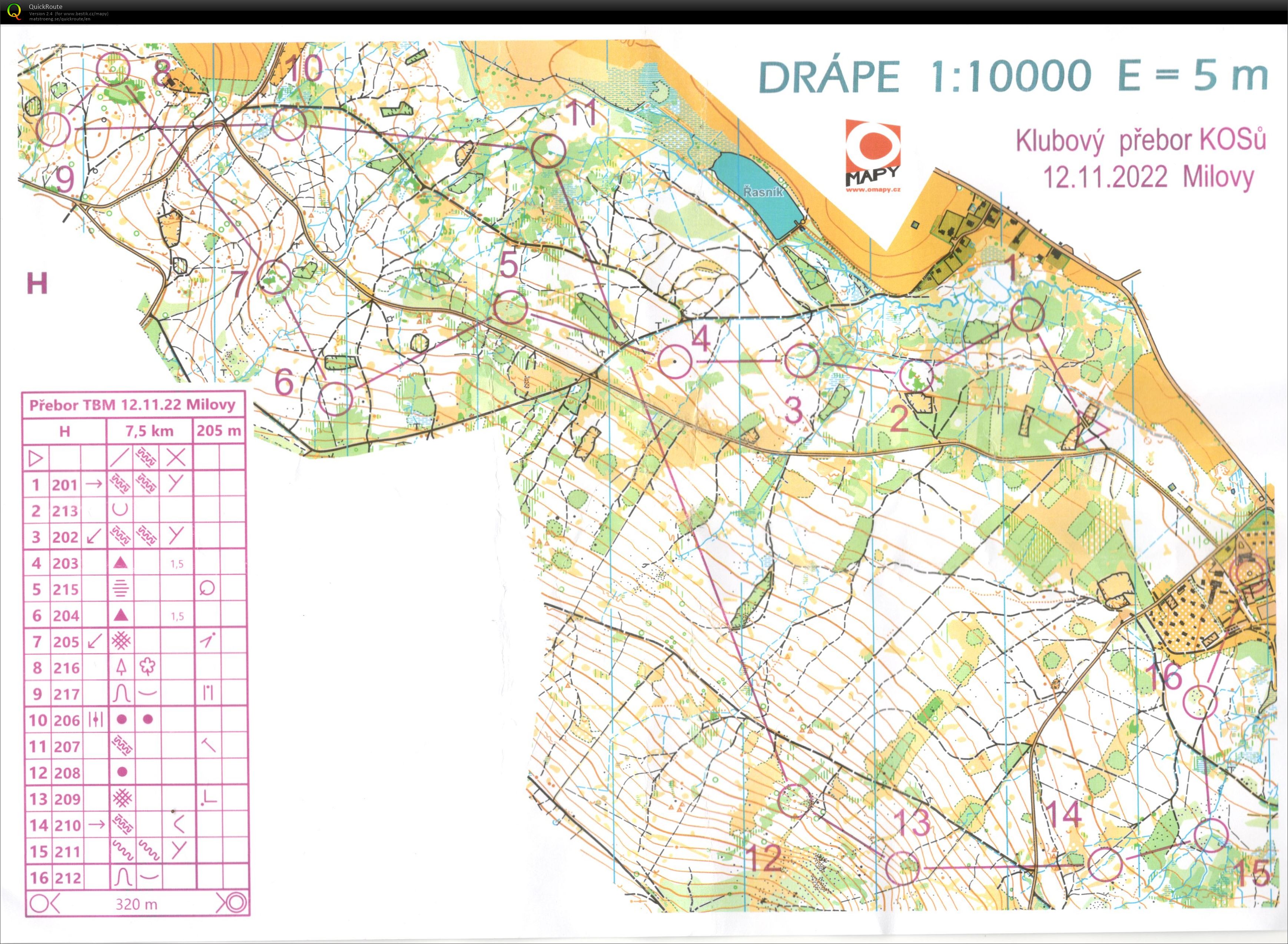 Oddílový přebor TBM Milovy H (12/11/2022)