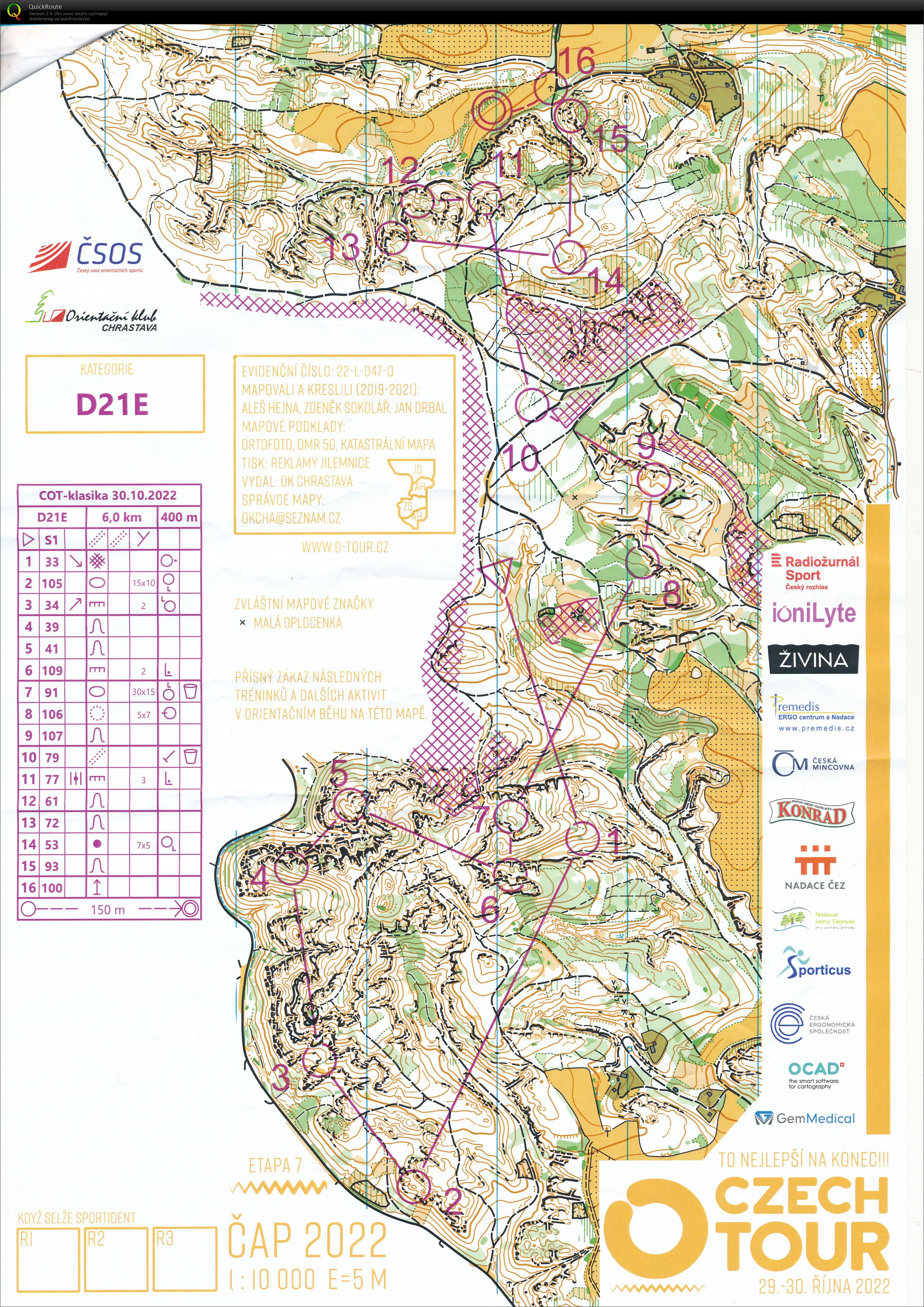 Czech-O Tour E2 Kokořínsko (2022-10-30)
