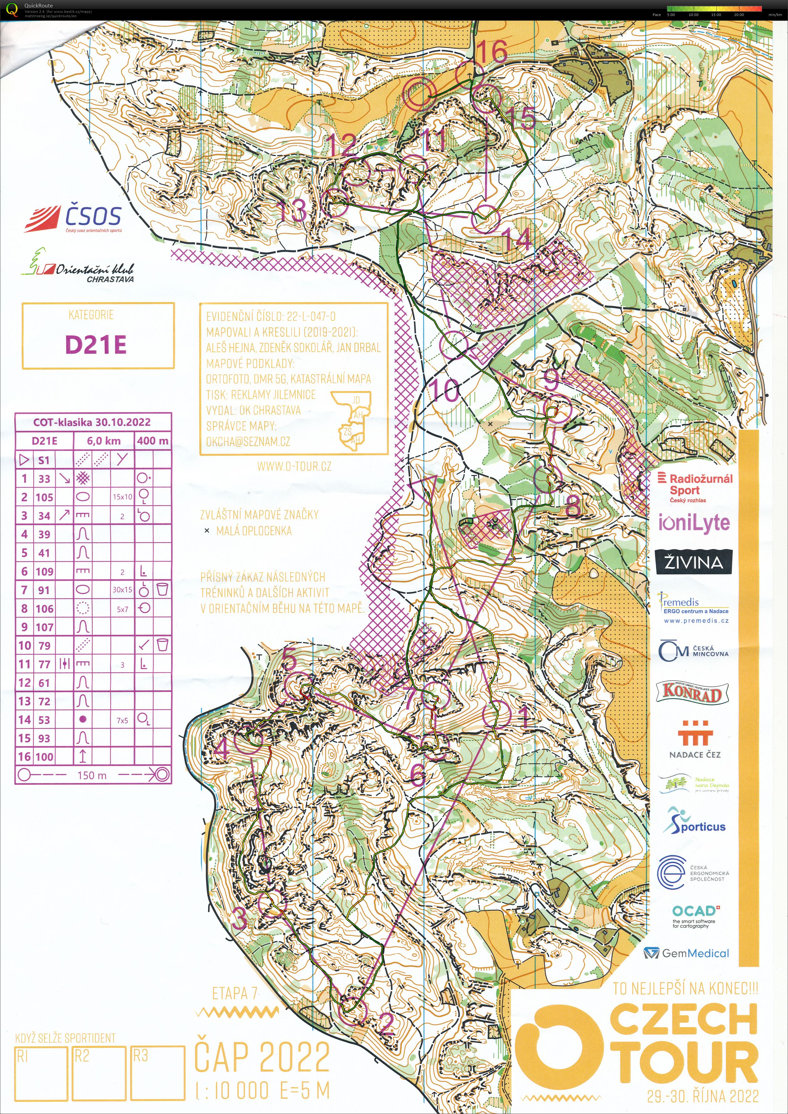Czech-O Tour E2 Kokořínsko (2022-10-30)