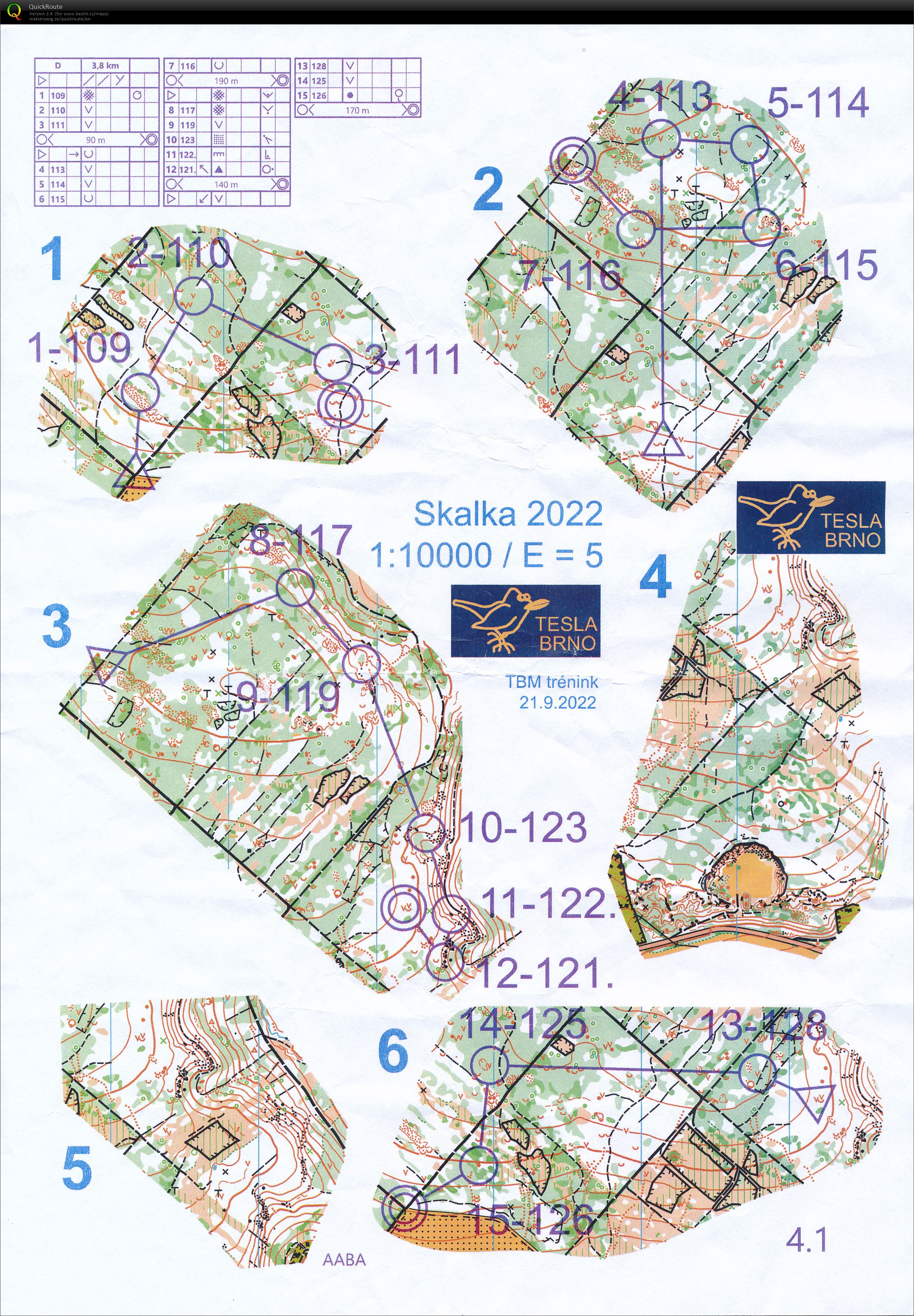 Štafetové úseky Ochoz u Brna 2 (21.09.2022)