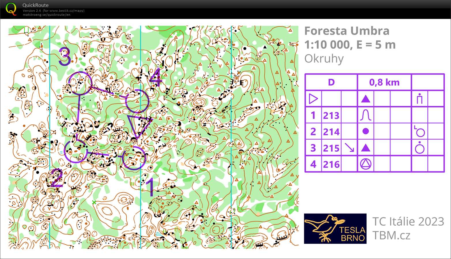 TC Itálie - Foresta Umbra (08.04.2023)