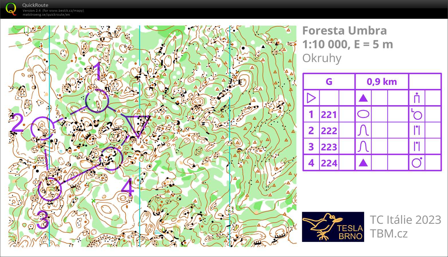 TC Itálie - Foresta Umbra (08.04.2023)