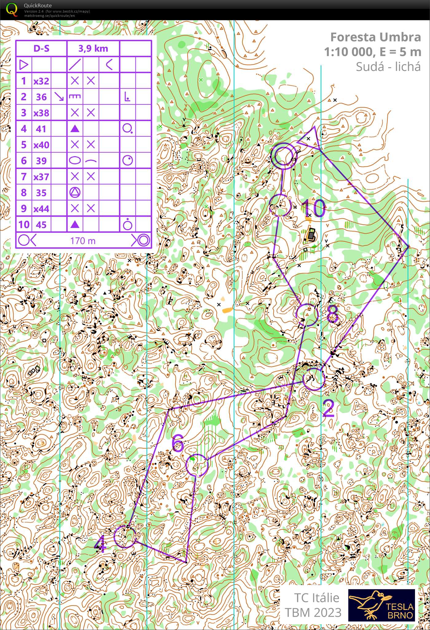 TC Itálie - Foresta Umbra (08/04/2023)