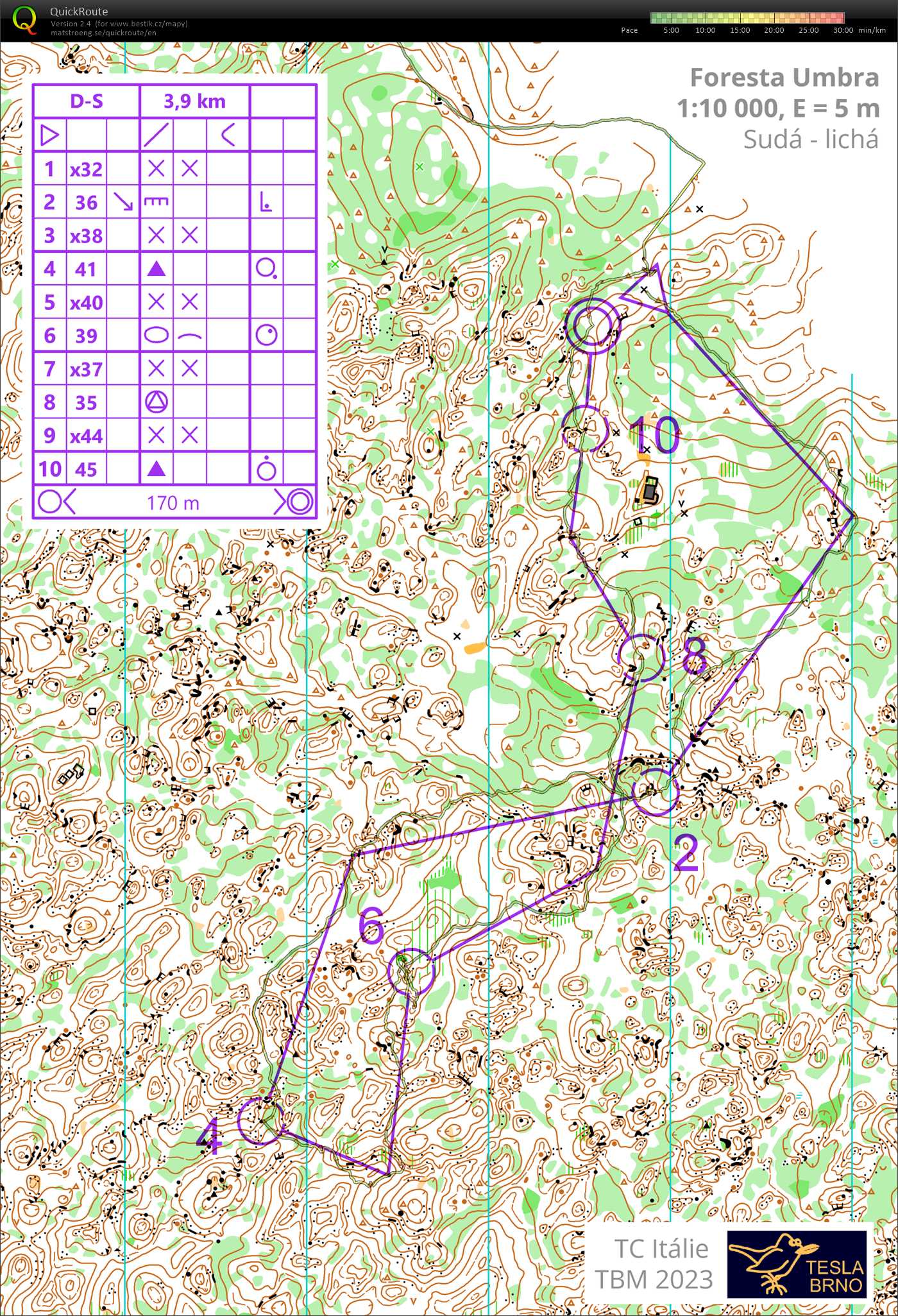 TC Itálie - Foresta Umbra (08/04/2023)
