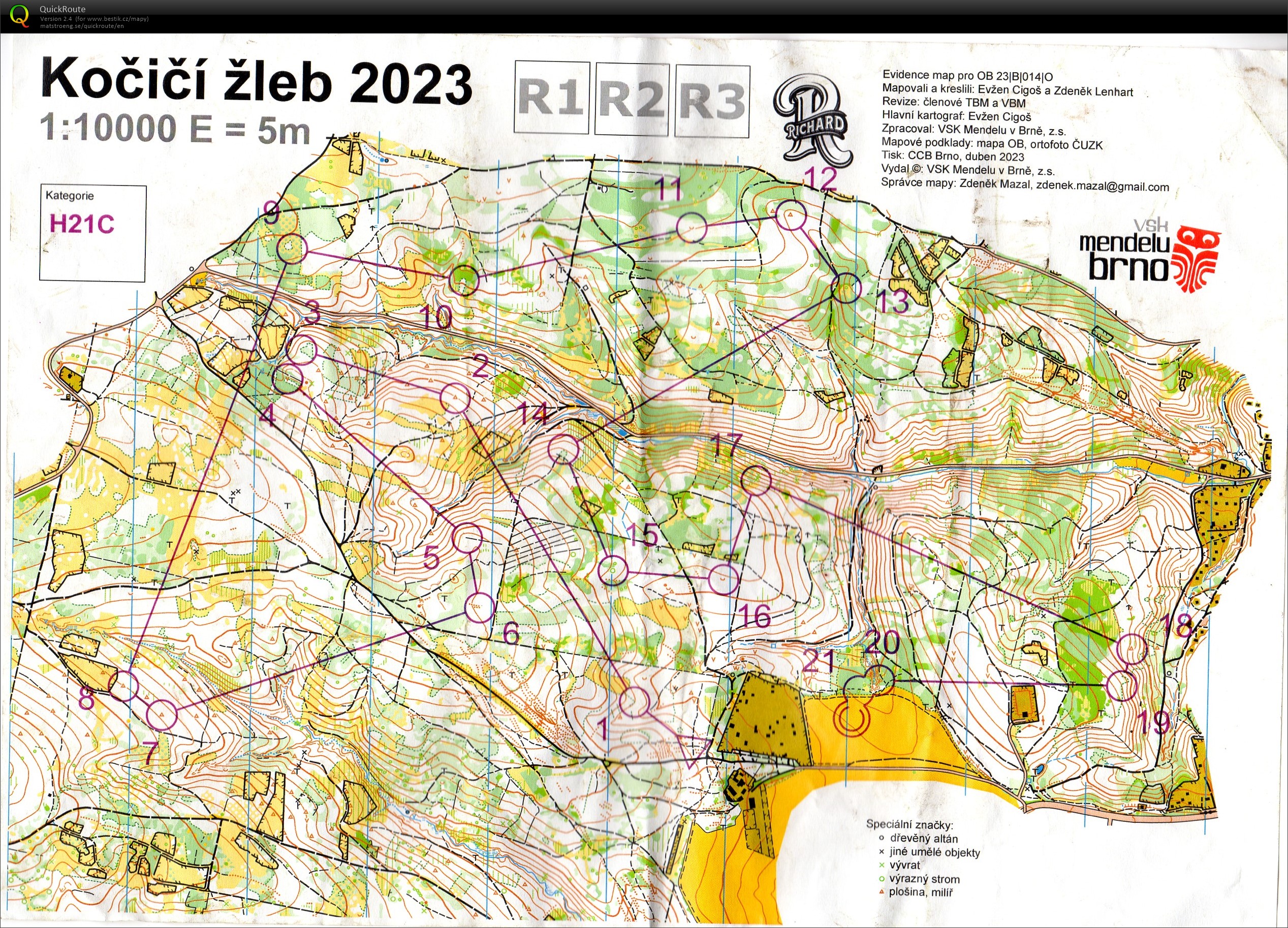 OŽ long Žebětín H21C (15.04.2023)