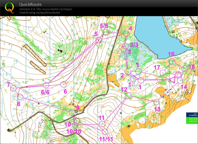 První úsek štafet Řásná (29/04/2017)