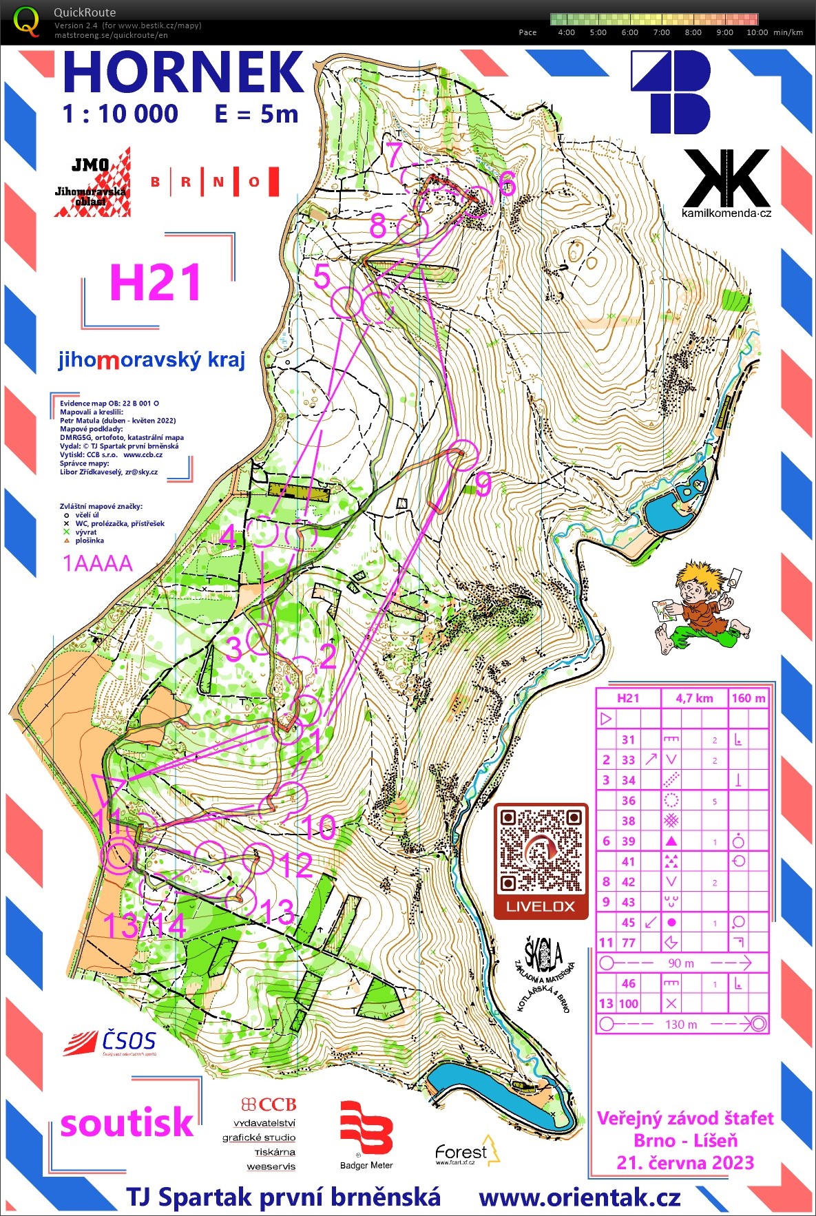 Oblastní štafety Hornek H21.2 (2023-06-21)