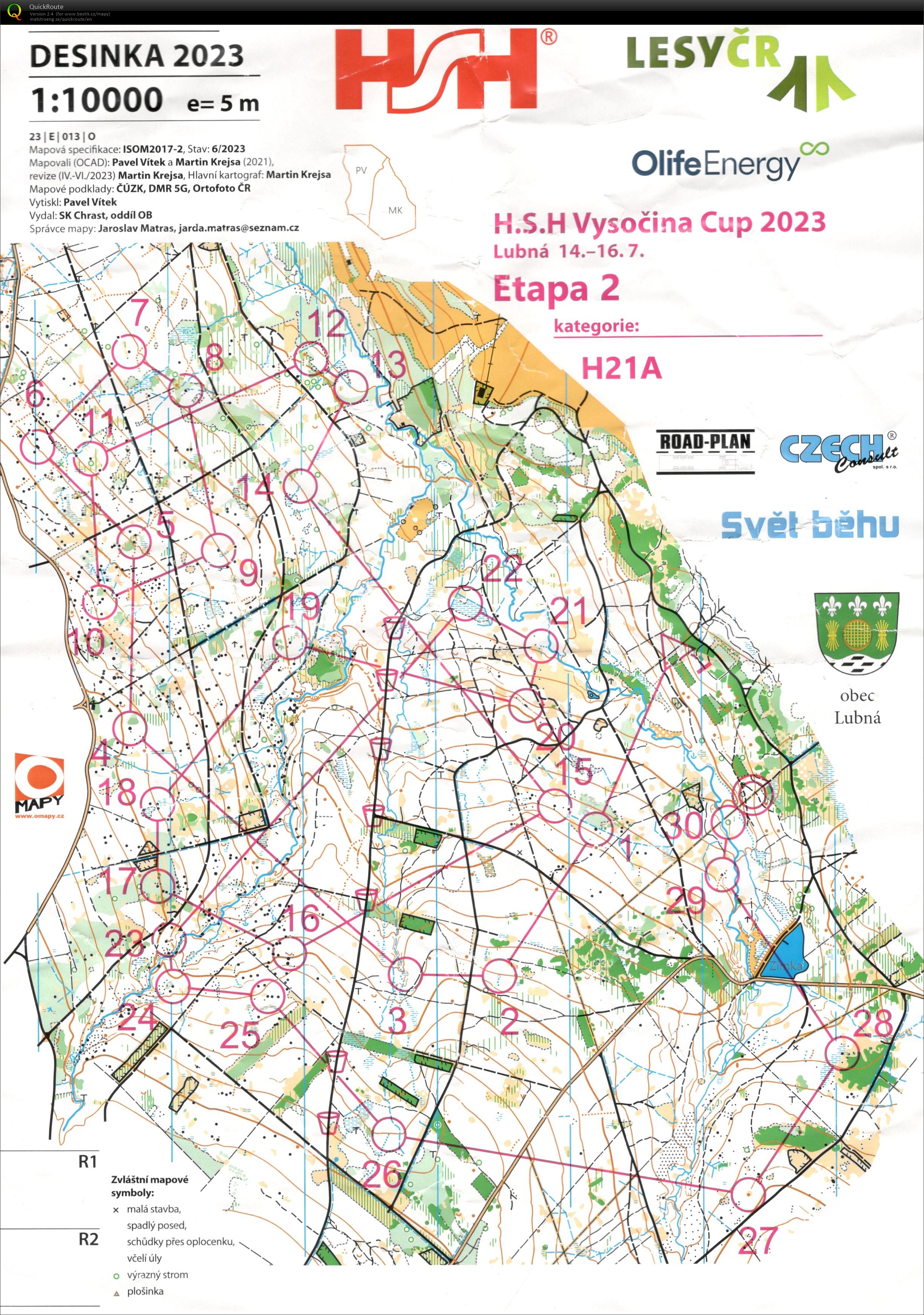 HSH Vysočina CUP E2 Lubná H21A (15/07/2023)