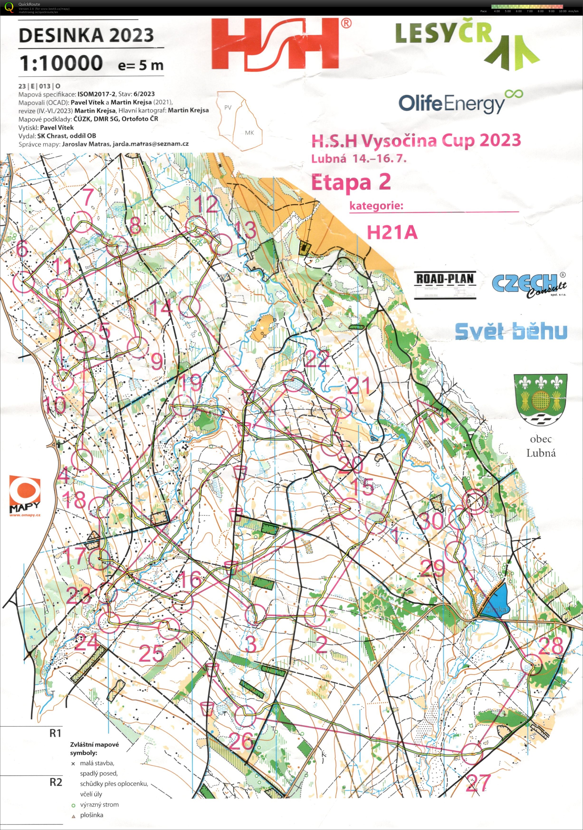 HSH Vysočina CUP E2 Lubná H21A (15/07/2023)