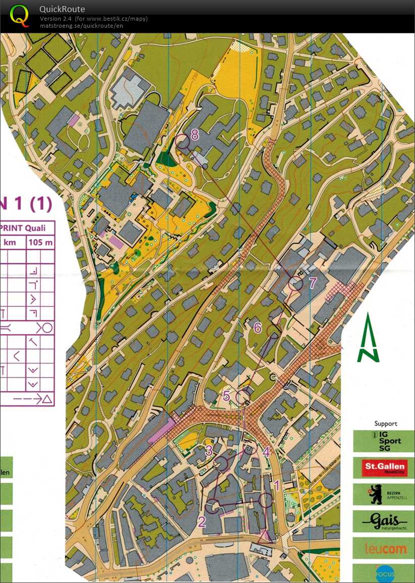 EUOC St. Gallen - sprint kvalifikace 1 (25/08/2023)