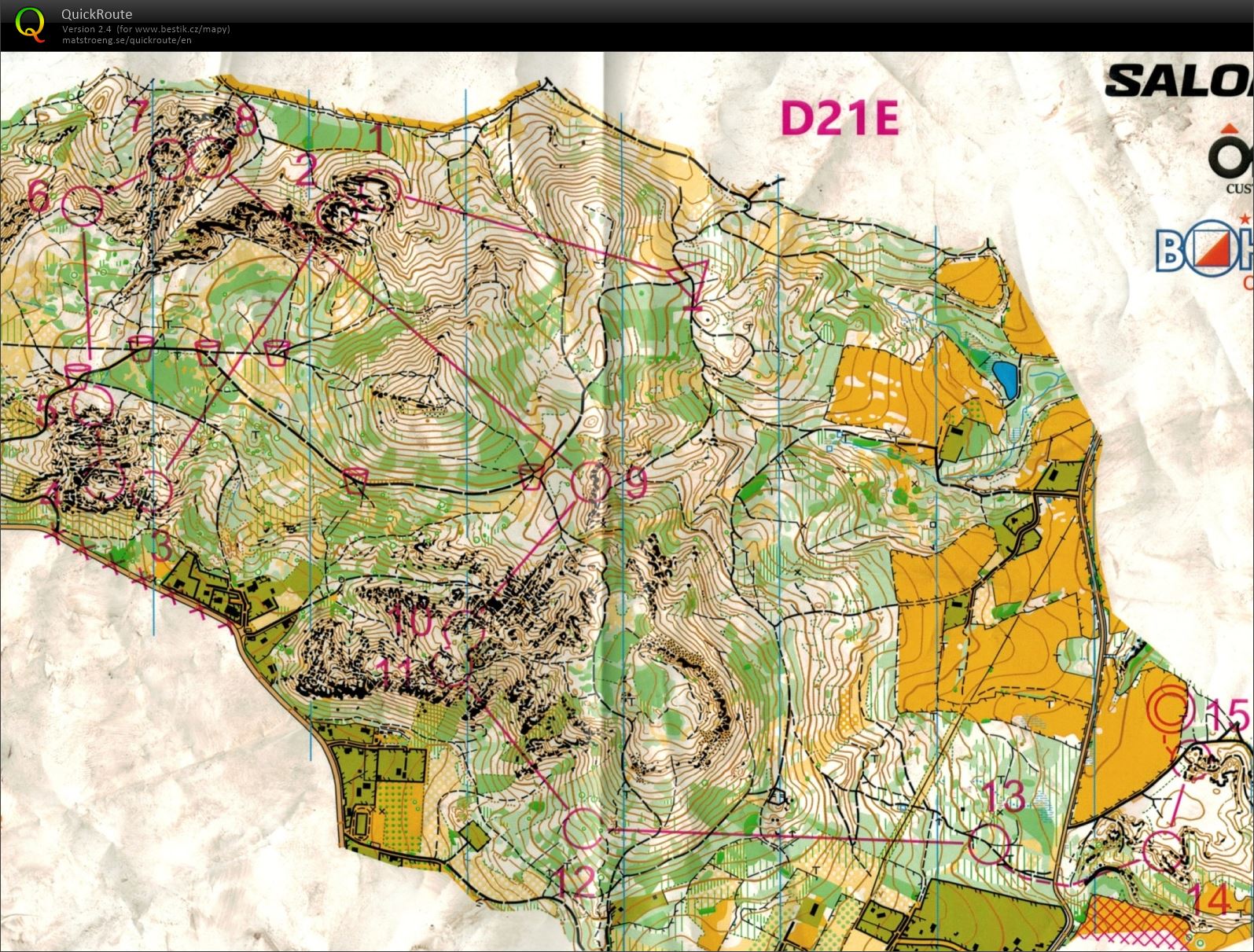 Bohemia orienteering E2 (27/07/2023)