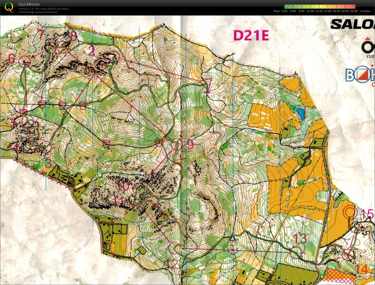 Bohemia orienteering E2 (27/07/2023)