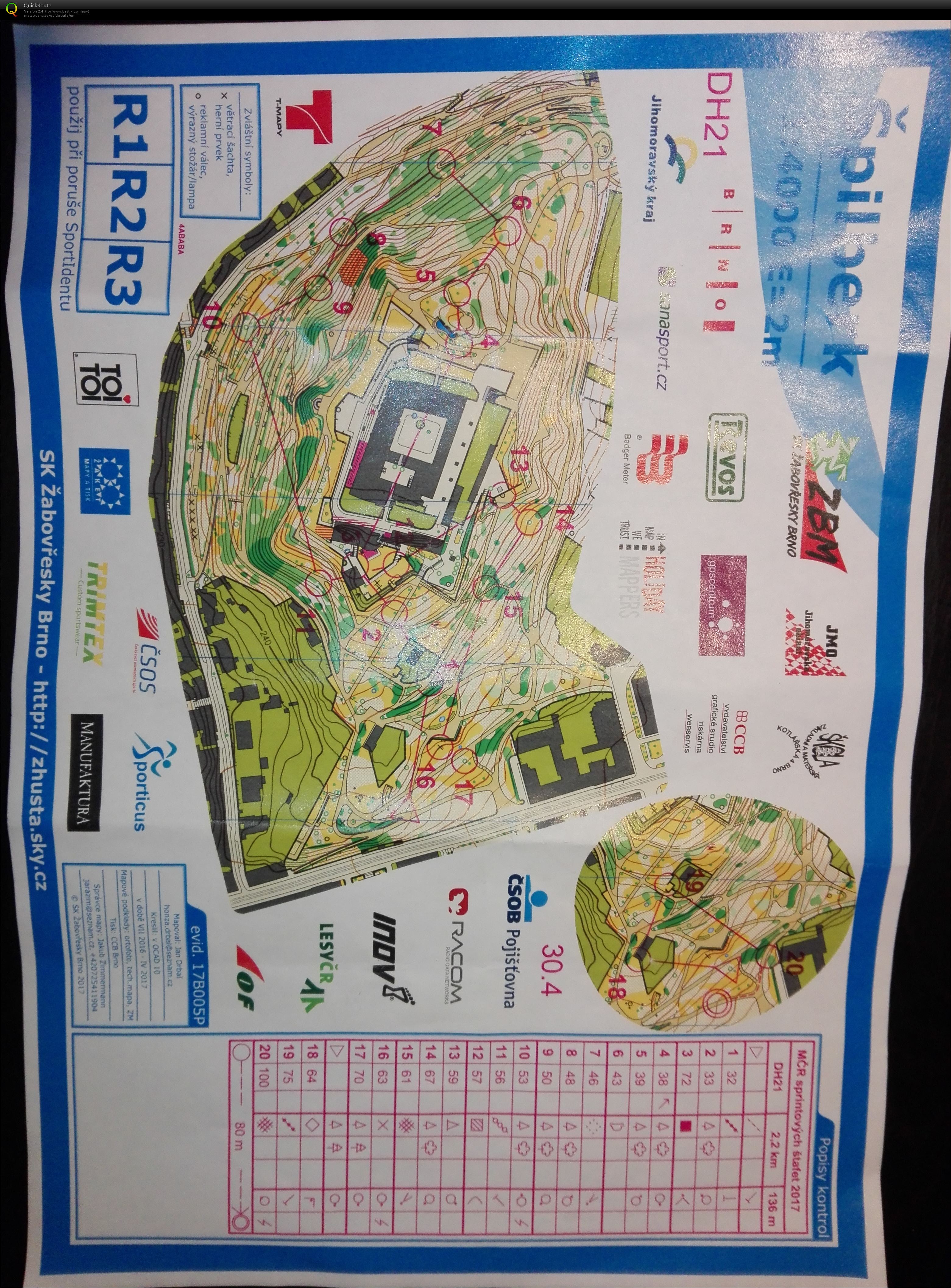 Mistrovství České republiky ve sprintových štafetách (06-05-2017)