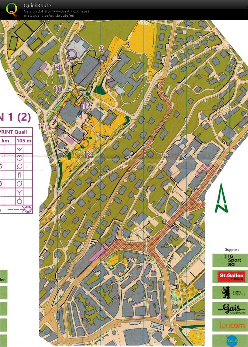 EUOC St. Gallen - sprint kvalifikace 2 (25.08.2023)
