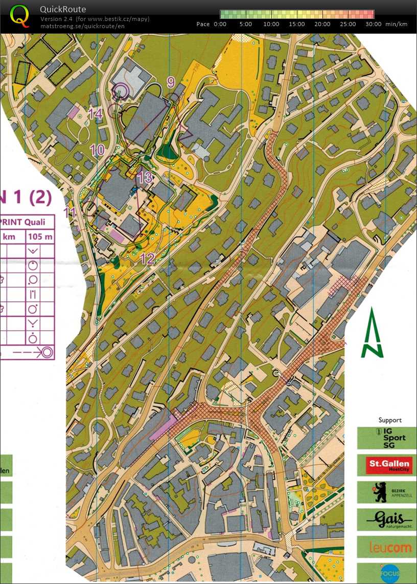 EUOC St. Gallen - sprint kvalifikace 2 (25.08.2023)