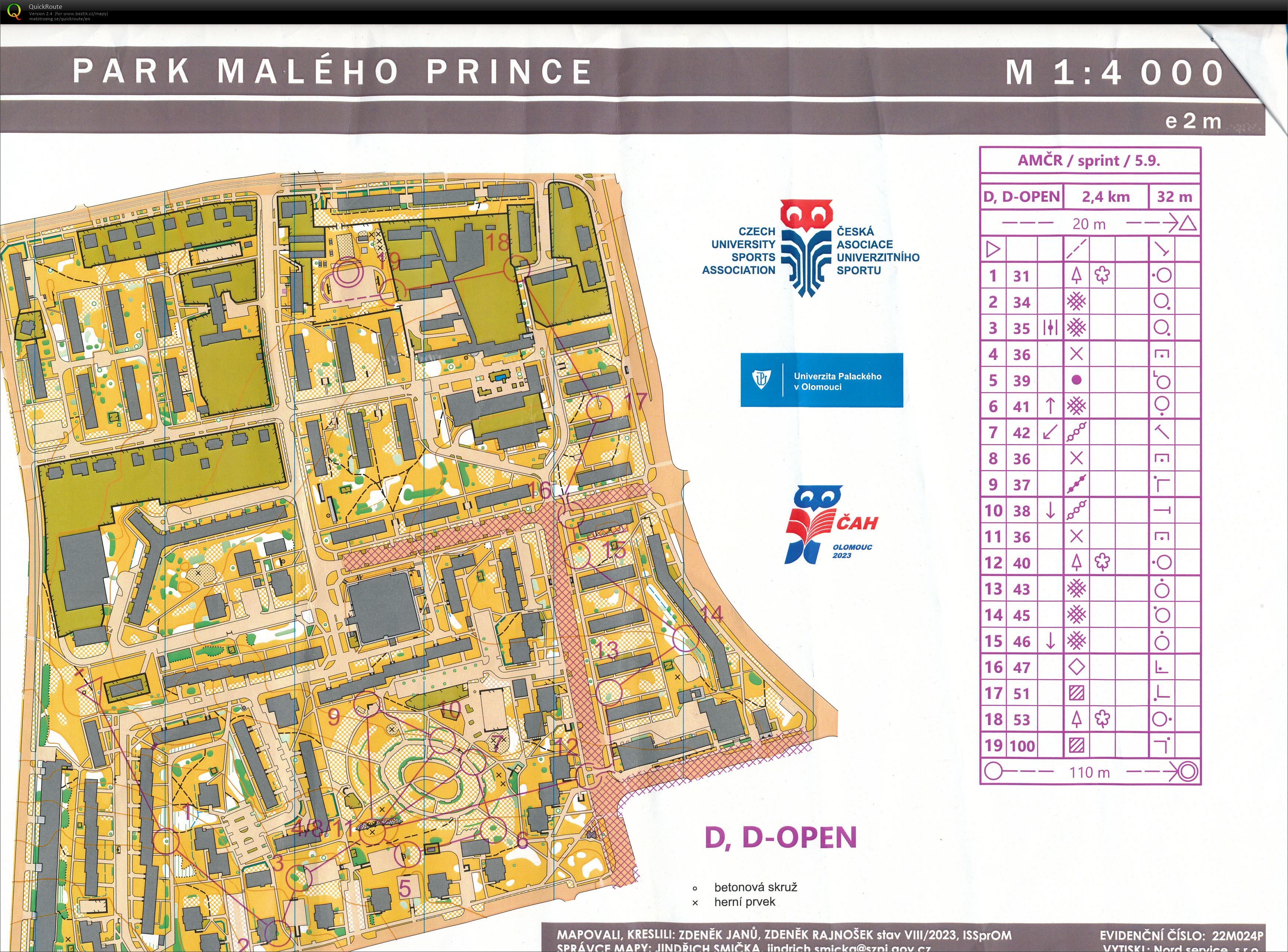 ČAH Olomouc sprint (05.09.2023)