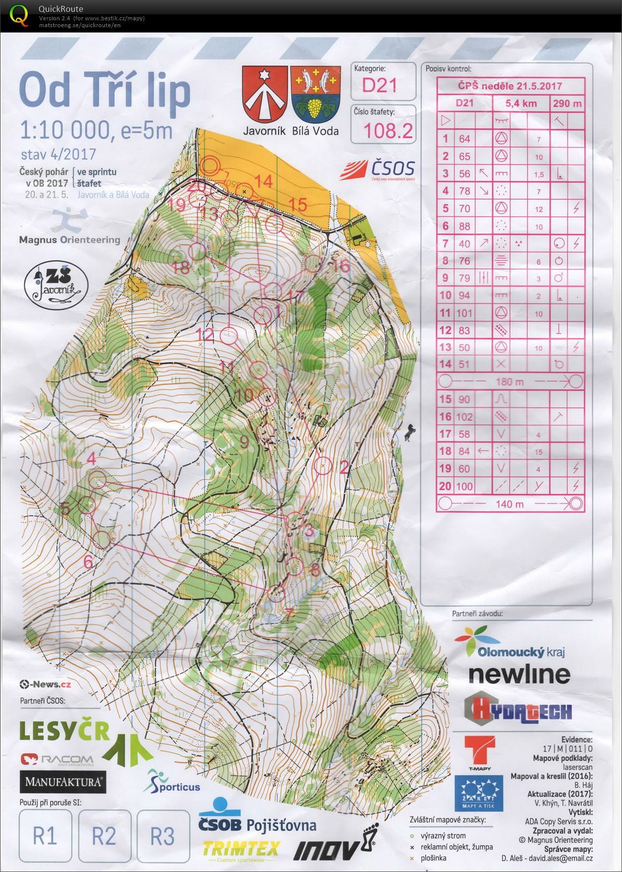 ČPŠ Bílá Voda (21/05/2017)