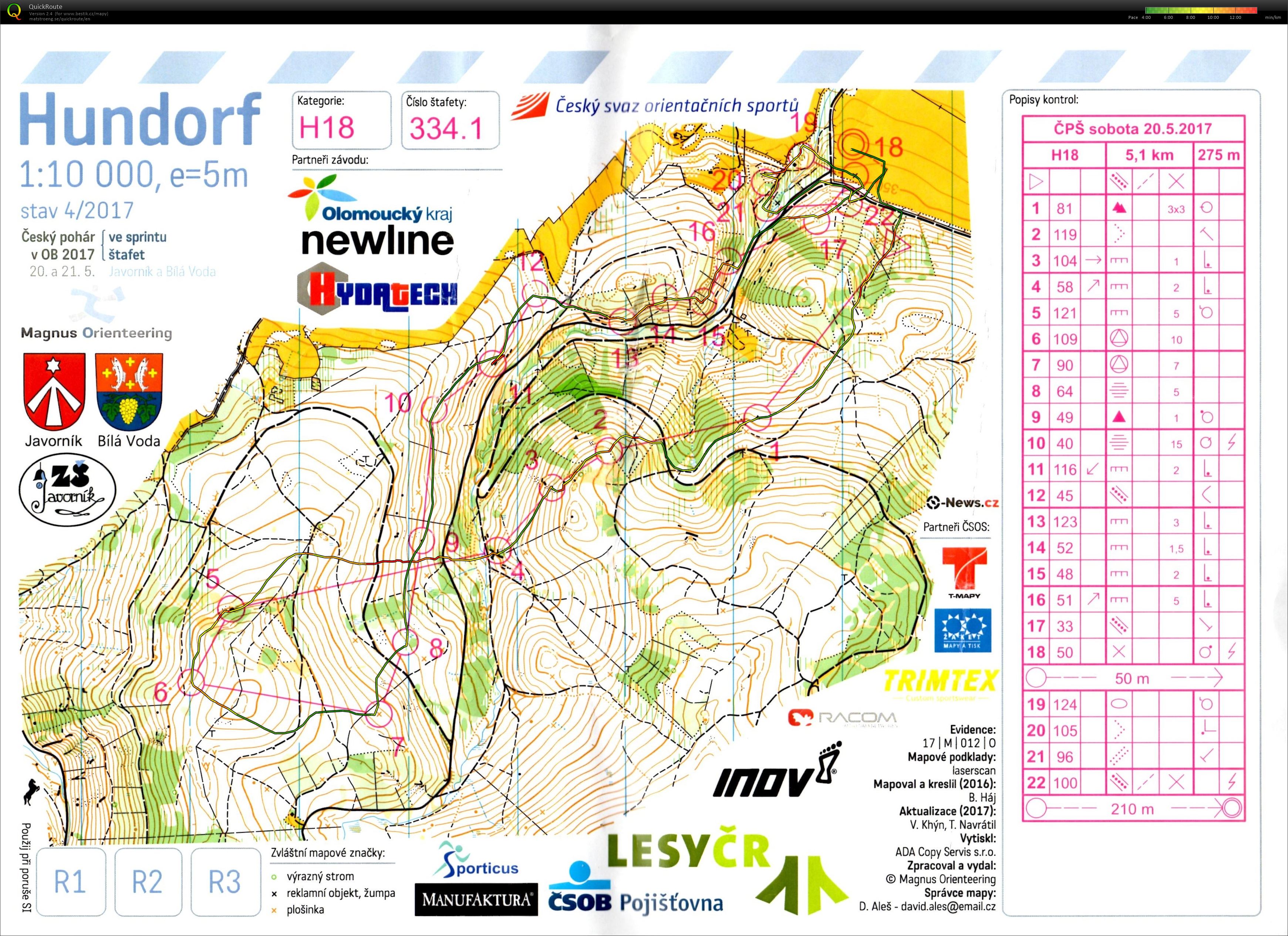 Český pohár štafet (20/05/2017)