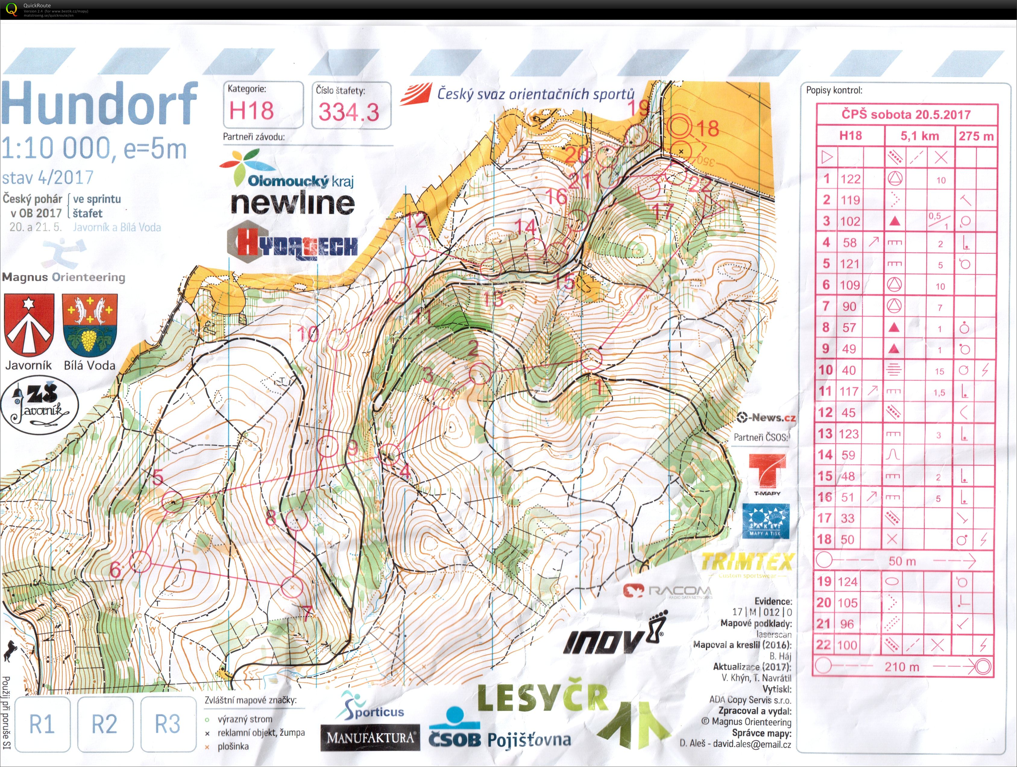 Štafety bílá voda (20/05/2017)