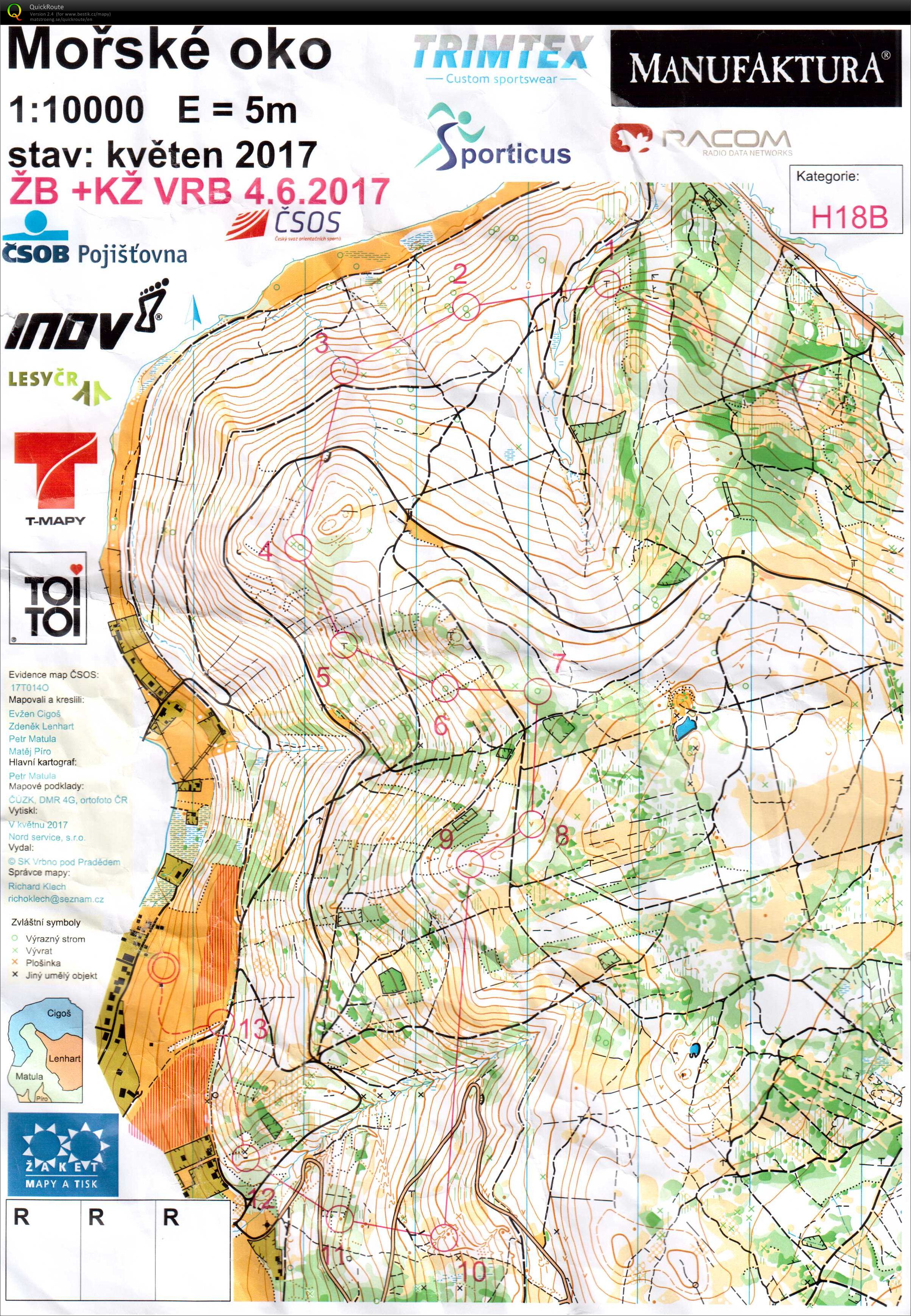 ŽBM Vrbno pod Pradědem H18 (04/06/2017)